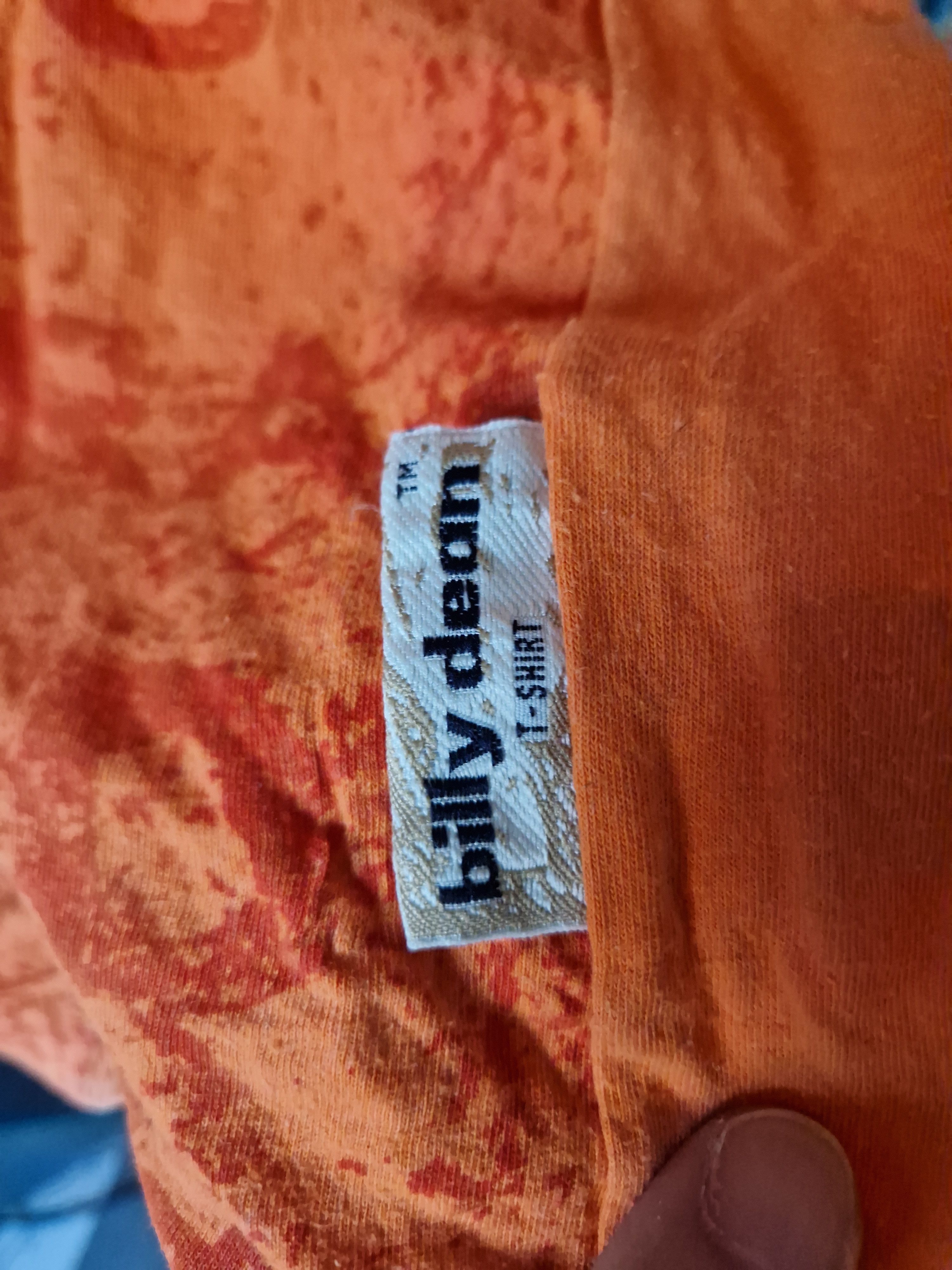 Vintage vintage orange shirt INDUSTRIAL washes billy dean 90s Size US XL / EU 56 / 4 - 3 Thumbnail