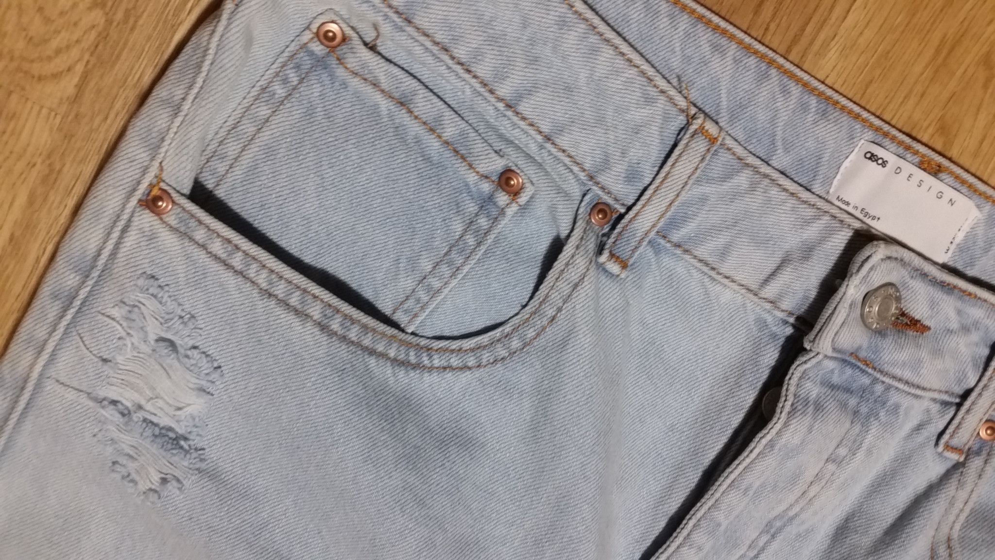 Vintage 💥For Tall 💥L36 L38 90s loose w33 holes distressed w31 w32 Size US 32 / EU 48 - 5 Thumbnail