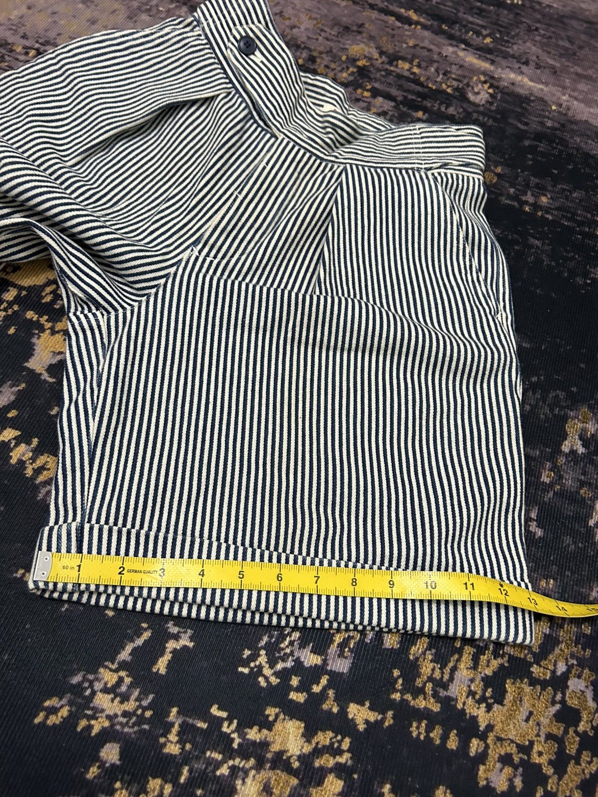 Issey Miyake Vintage Issey Miyake Gurka hickory shortpans Size US 27 - 21 Thumbnail