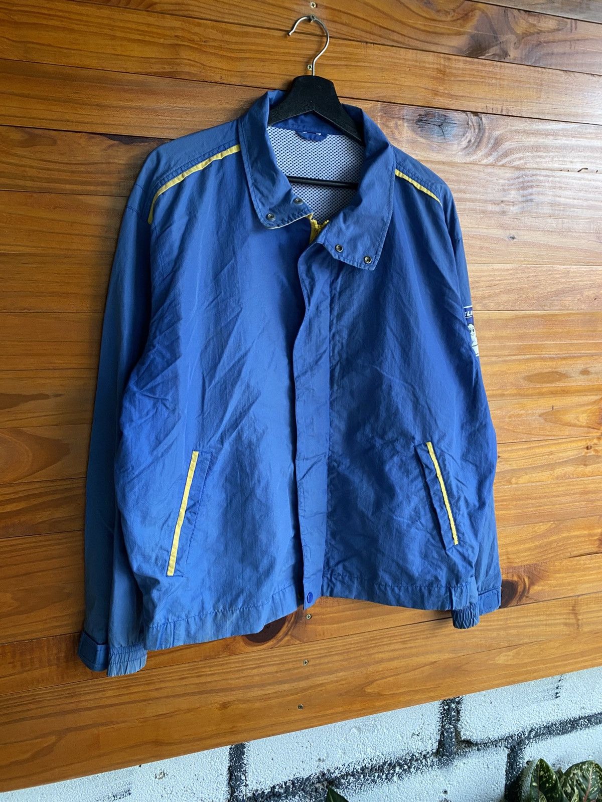 Vintage Vintage Michelin Blue Work Jacket Bibendum Logo Made Japan Size US L / EU 52-54 / 3 - 5 Thumbnail