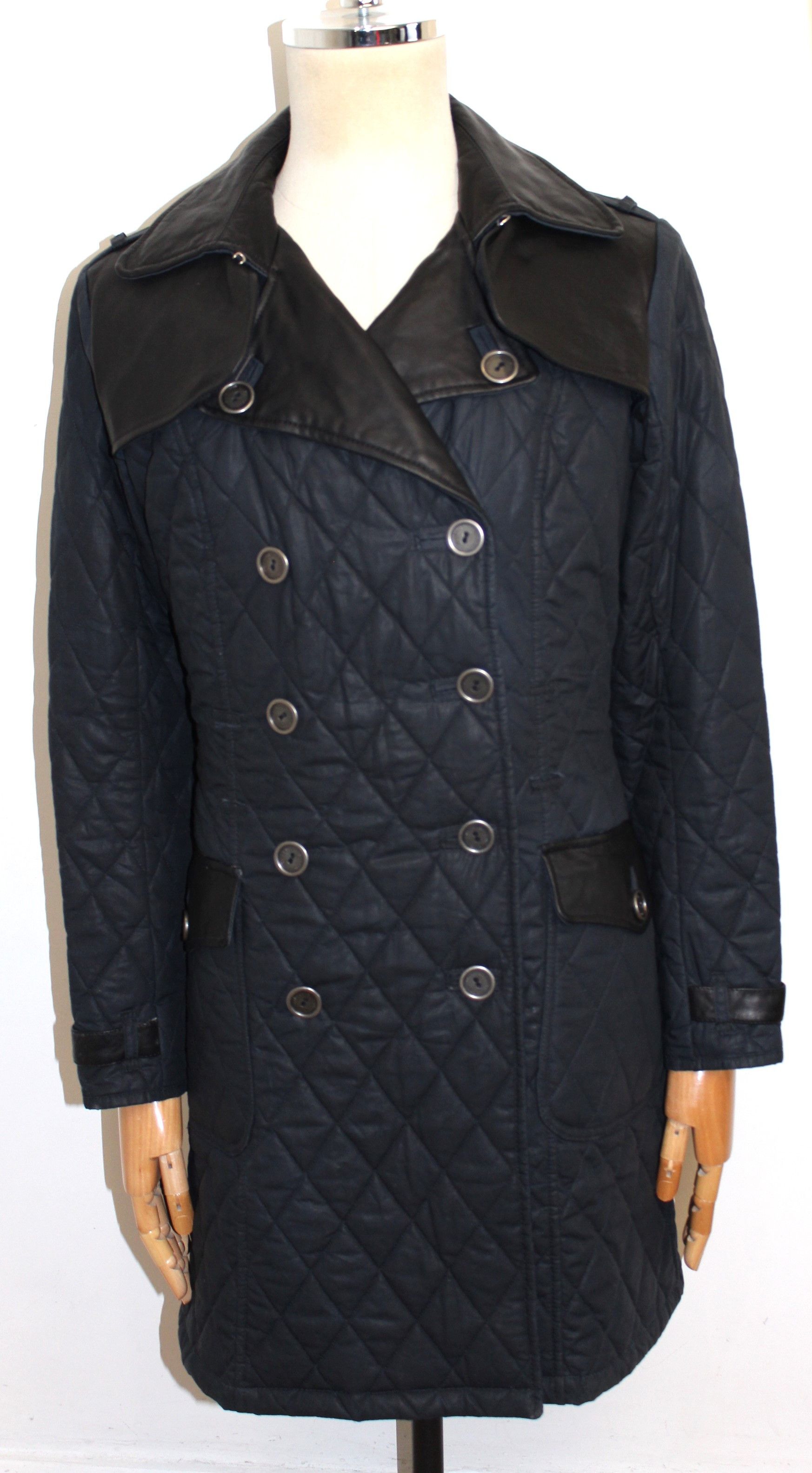 Barbour Women's BARBOUR Major Trench Wax Jacket Size 14 Size L / US 10 / IT 46 - 1 Thumbnail