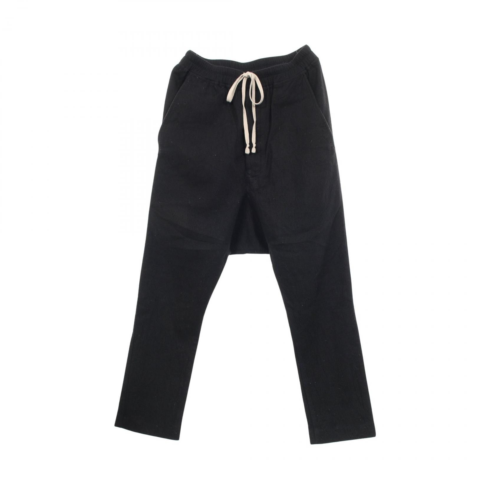 Rick Owens Rick Owens Rick Owens Cotton Wool Sarouel Pants Textile Bottoms DUTY FREE for USA Size ONE SIZE - 1 Thumbnail