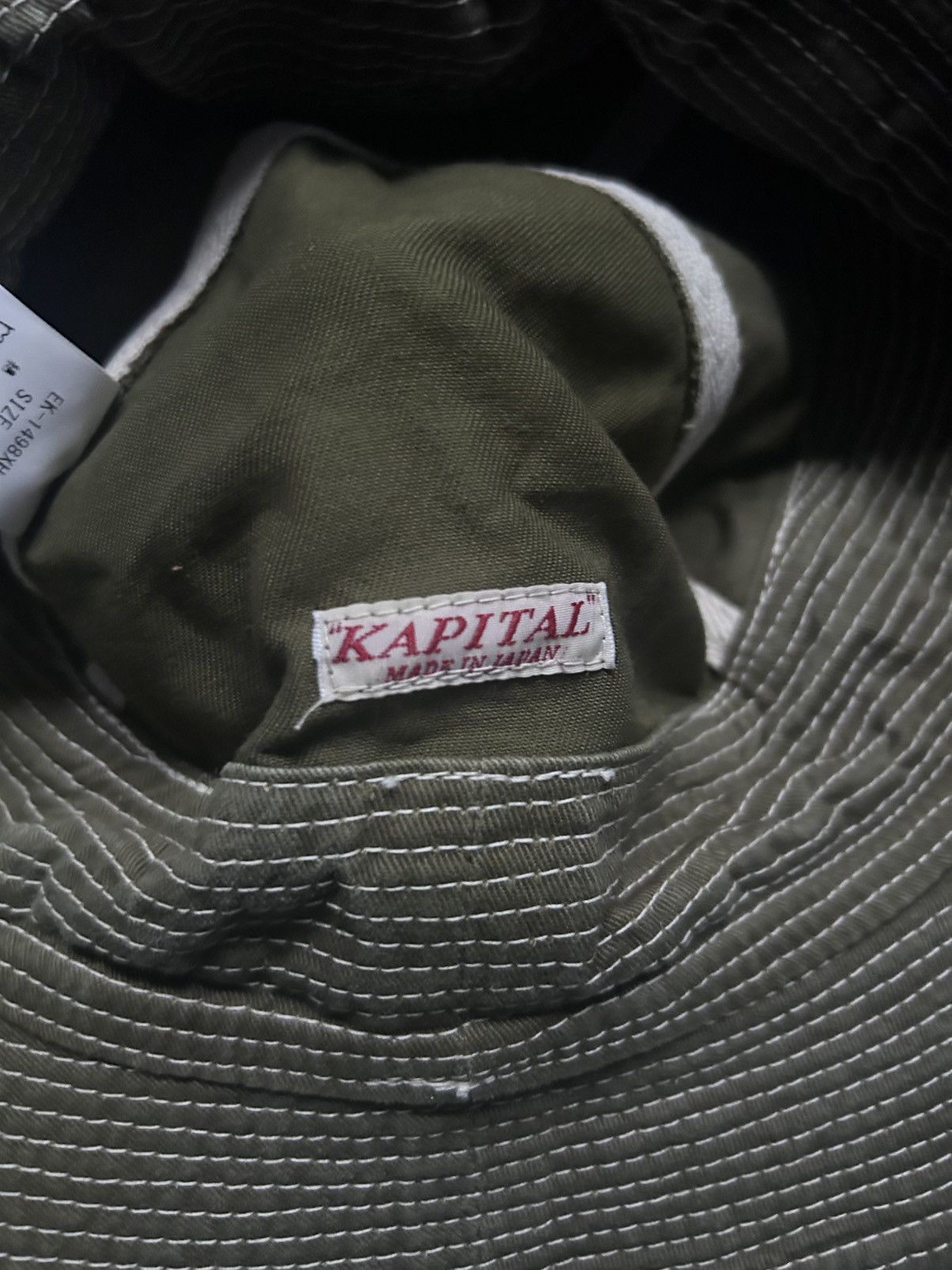 Kapital Old Man and the Sea Bucket Hat Size ONE SIZE - 3 Thumbnail
