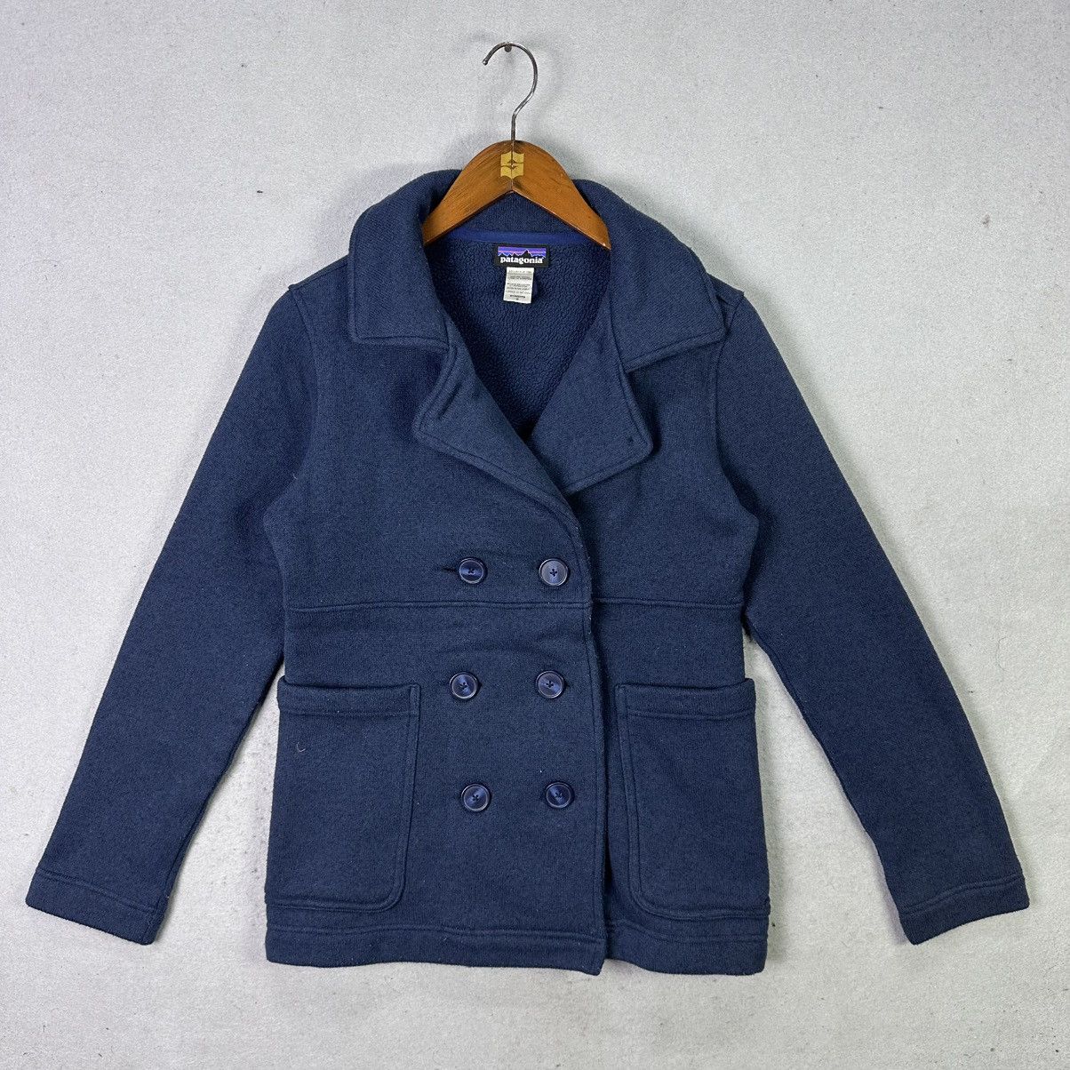 Patagonia Patagonia Fleece Peacoat Jacket Navy Blue Womens Size M / US 6-8 / IT 42-44 - 1 Thumbnail