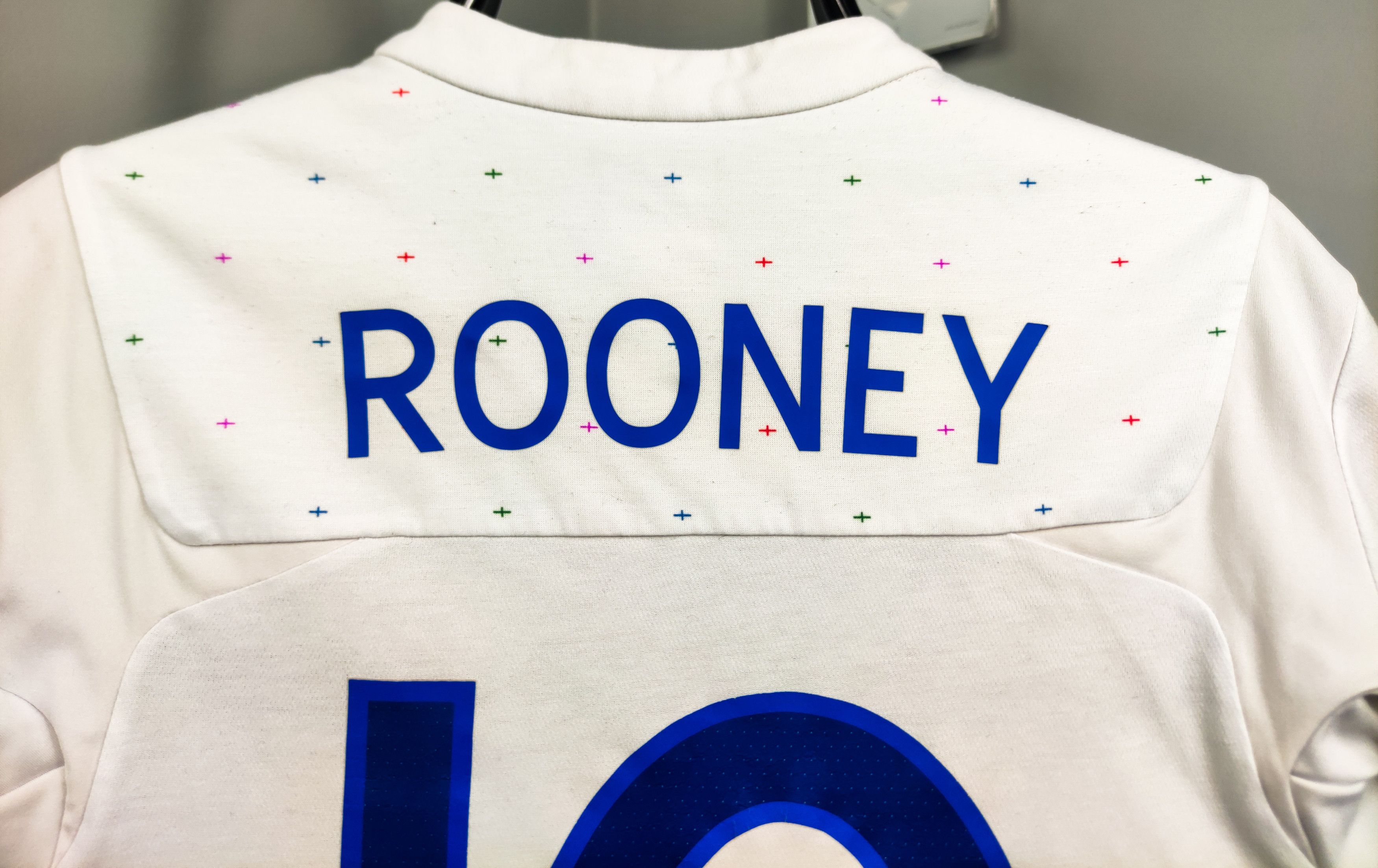 Umbro Wayne Rooney #10 England 2011 Home Umbro Blokecore Vintage Size US S / EU 44-46 / 1 - 8 Thumbnail
