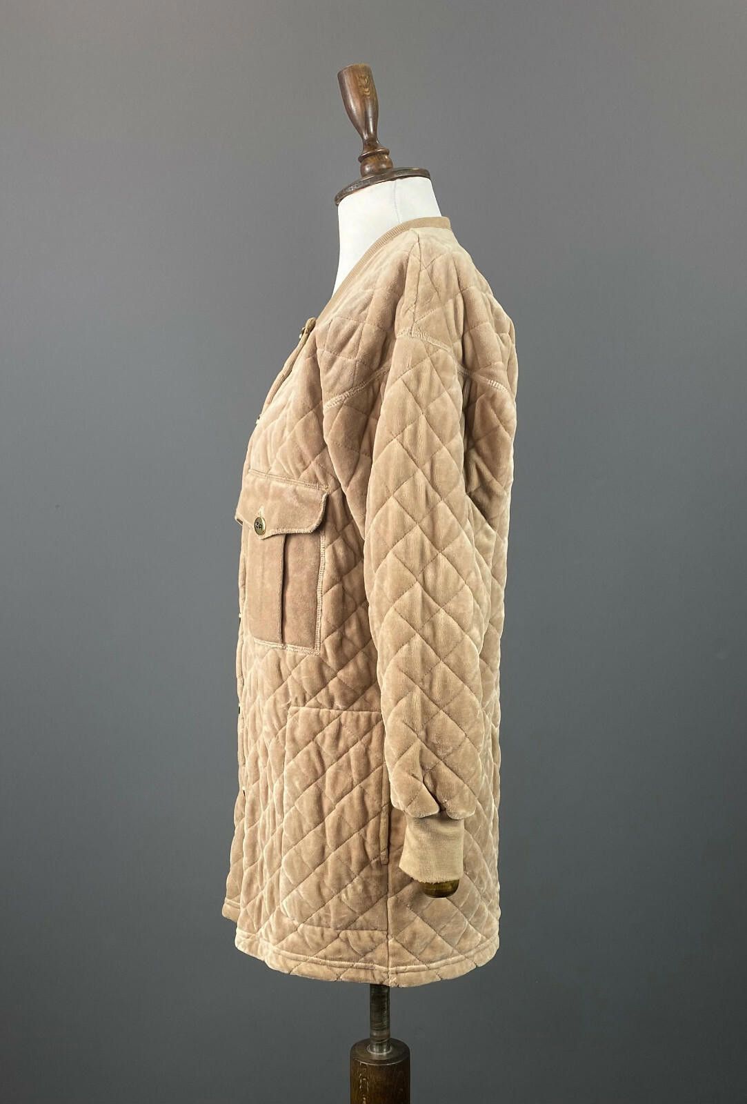 Sonia Rykiel Ladies Sonia Rykiel Beige Button Down Jacket Coat Size M Size M / US 6-8 / IT 42-44 - 3 Thumbnail