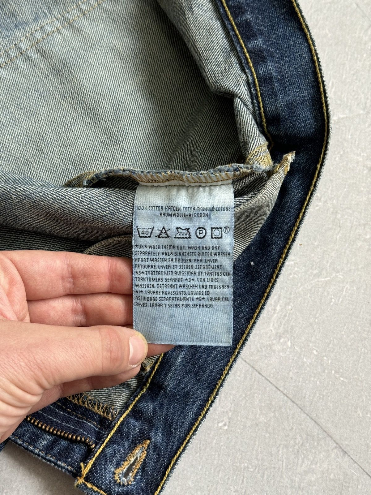 Levi's Vintage Clothing Vintage Levis Back Buckle Denim Midi Skirt Size 30" / US 8 / IT 44 - 18 Thumbnail