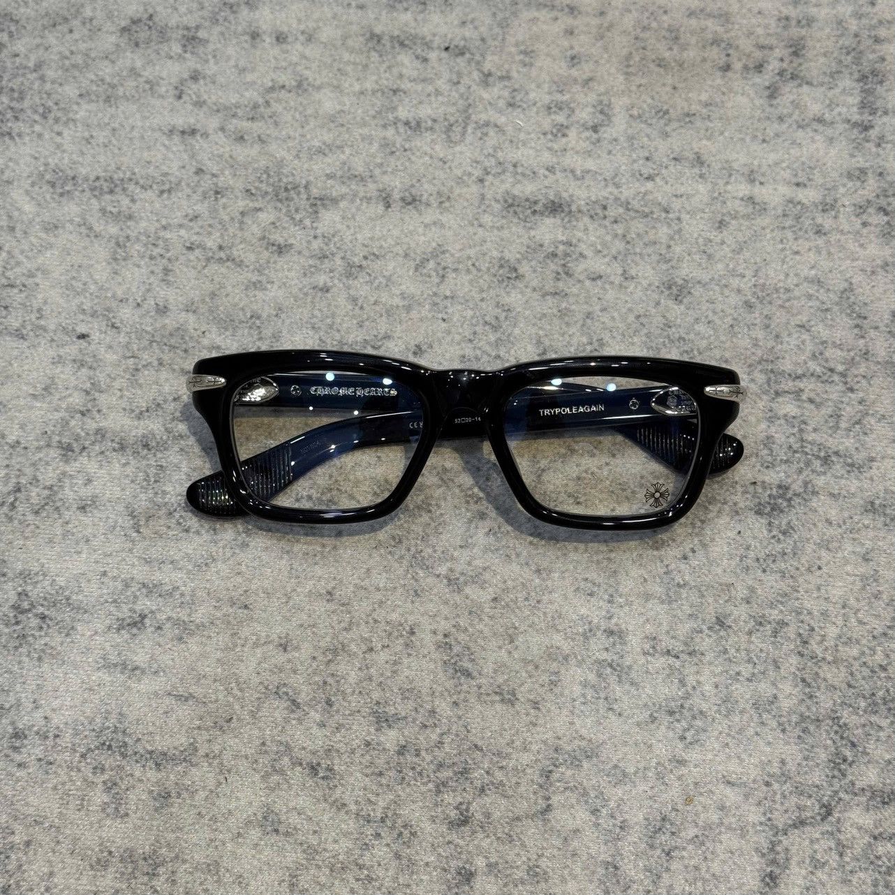 Chrome Hearts CHROME HEARTS TRYPOLEAGAIN BLACK Size ONE SIZE - 7 Thumbnail