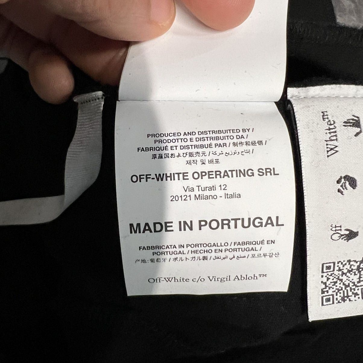 Off-White Off-White Caravag Paint Shorten Sweatpants Black White Size US 28 / EU 44 - 8 Thumbnail