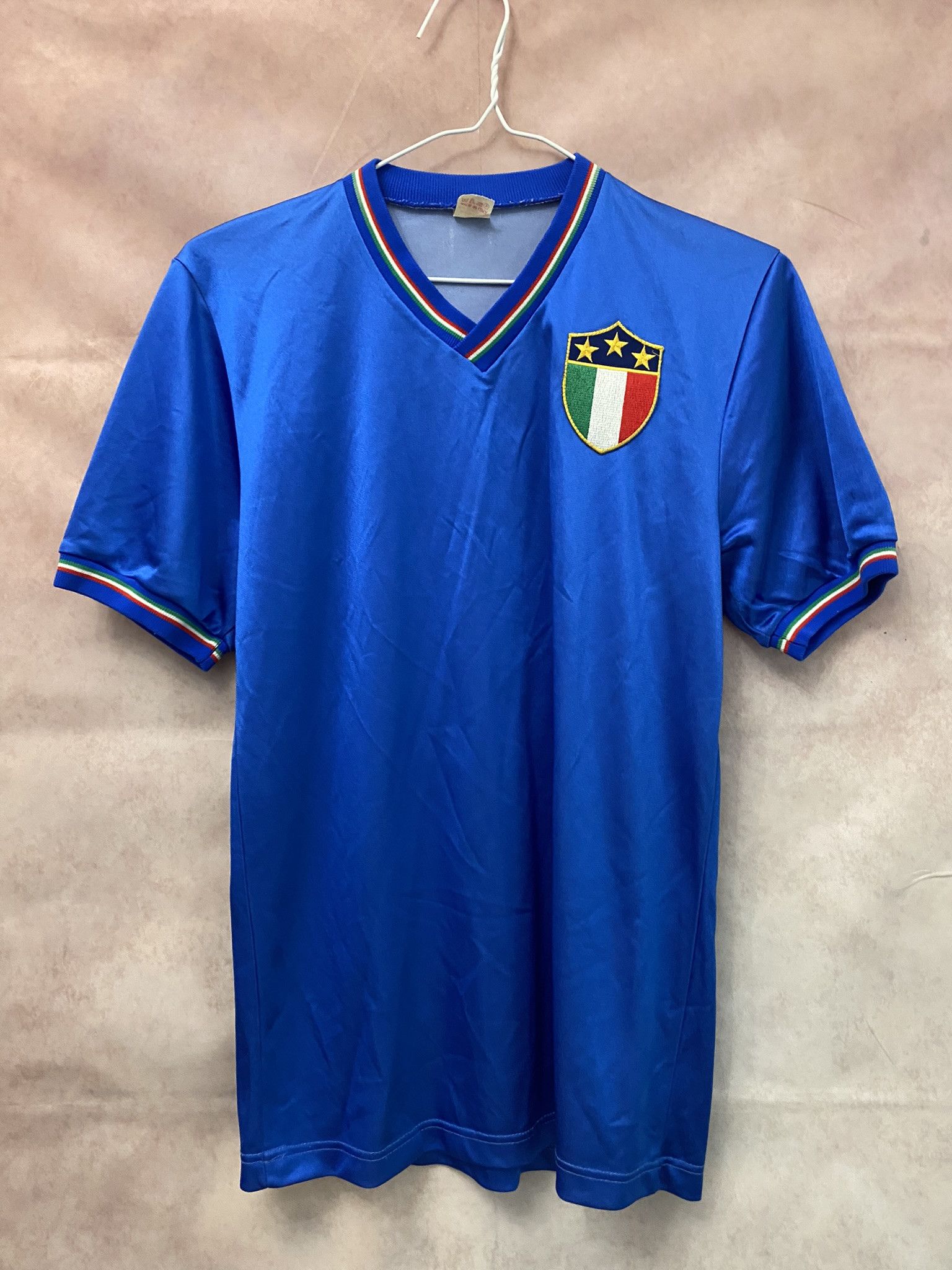 Vintage Italy Retro Football T-Shirt 1980s Size US S / EU 44-46 / 1 - 1 Thumbnail