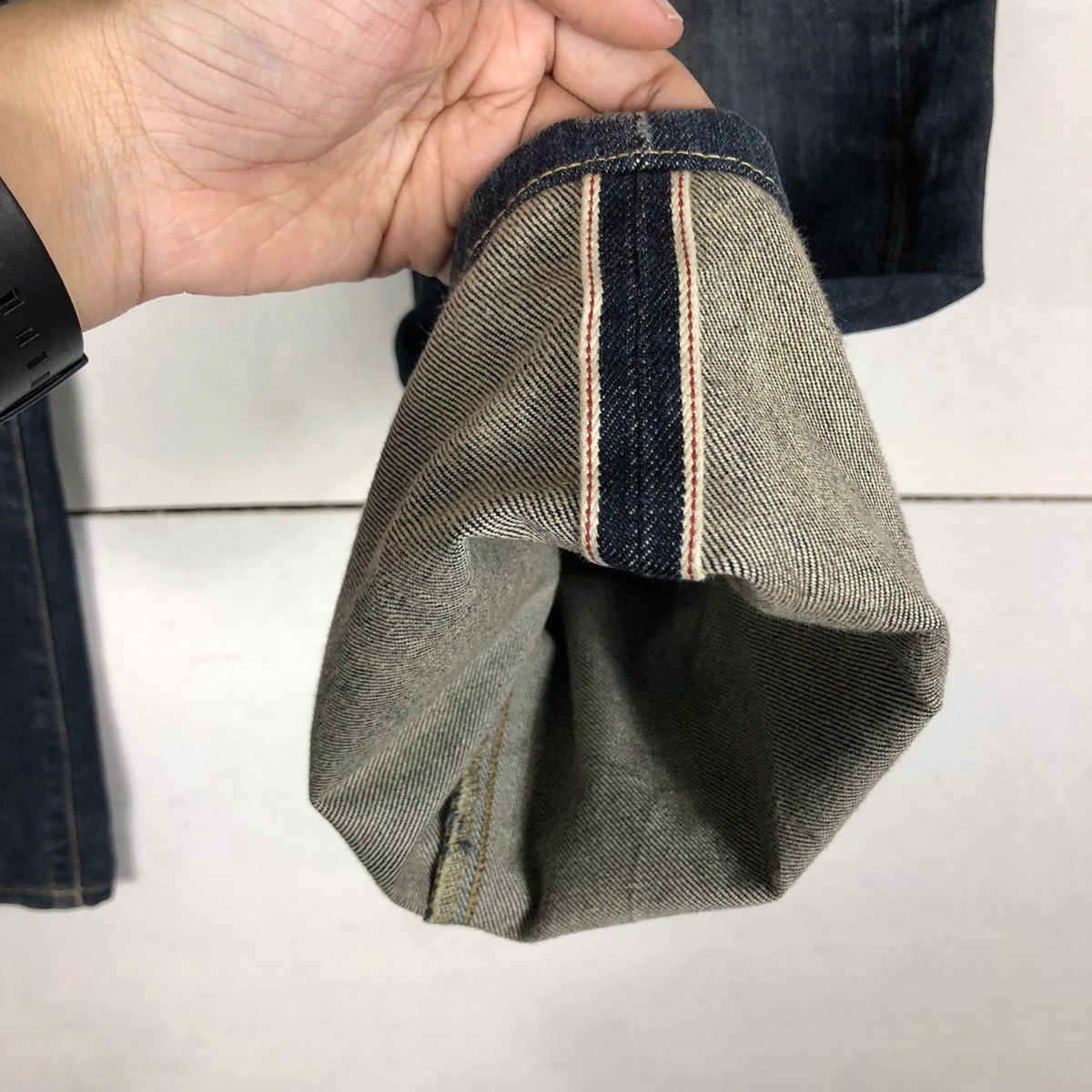 Japanese Brand 🔥90’s Selvedges Denim Jeans Uniqlo Japan Regular Straight Size US 36 / EU 52 - 11 Thumbnail