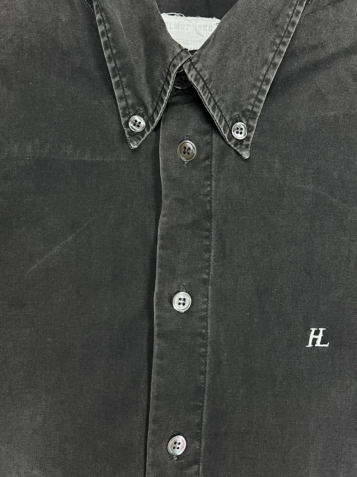 Helmut Lang Helmut Lang - 90’s Embroidered « HL » Button Up Size US M / EU 48-50 / 2 - 2 Thumbnail