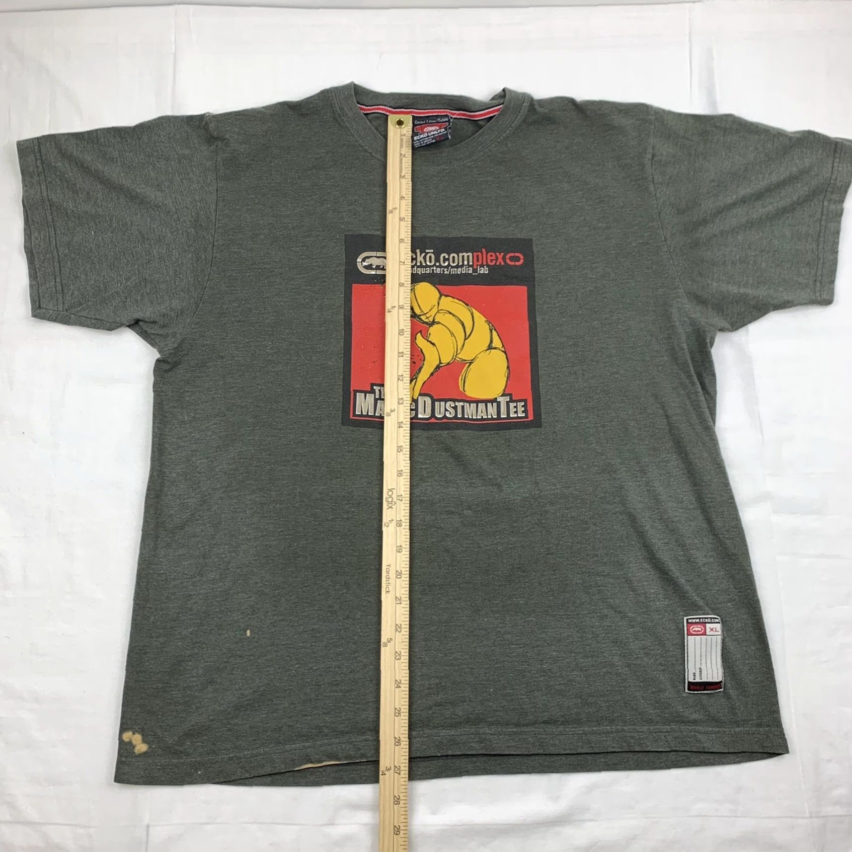 Ecko Unltd. VINTAGE Ecko Unltd T-Shirt Adult XL Gray Limited Edition Magic Dustman Tee Y2K Hip Hop 90s Logo Mens Size US XL / EU 56 / 4 - 7 Thumbnail