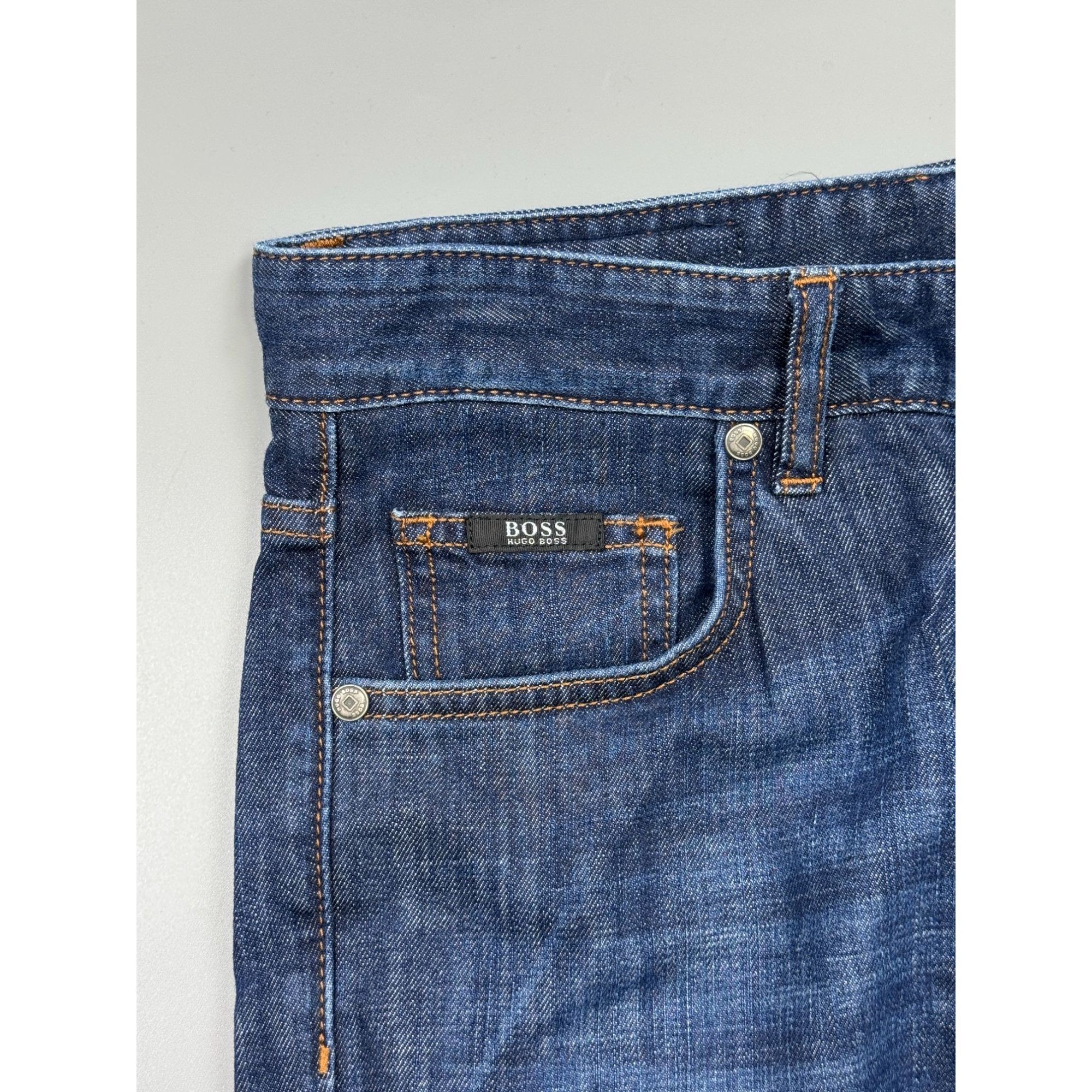 Hugo Boss Hugo Boss Cansas Raw Denim Straight fit Jeans (Y1276) Size US 31 - 4 Thumbnail