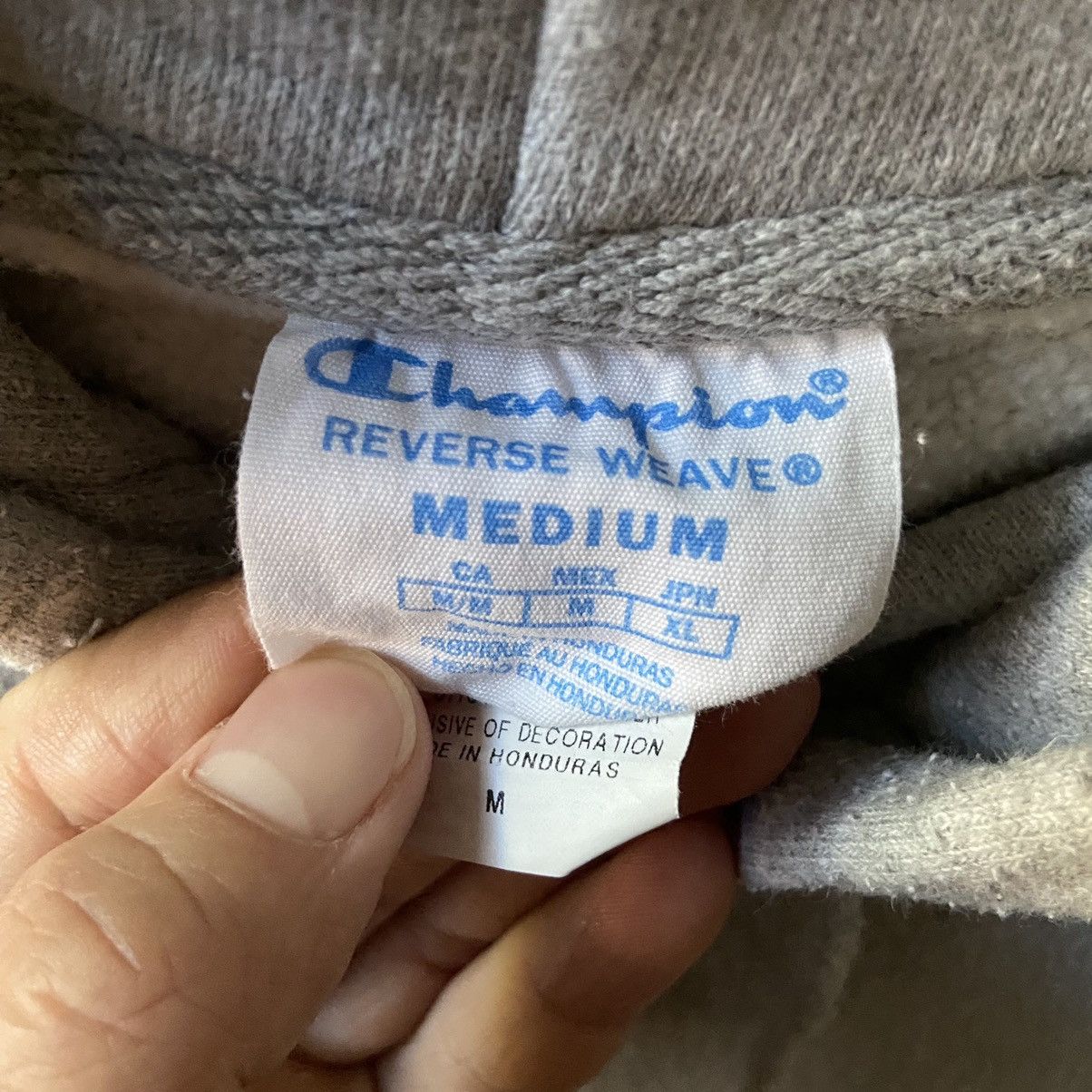 Champion Champion Premium Reverse Weave Grey Sweatshirt Hoodie Size US M / EU 48-50 / 2 - 5 Thumbnail