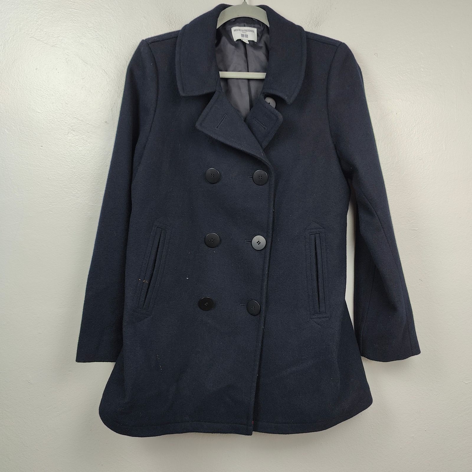 Uniqlo Uniqlo Ines De La Fressange Pea Coat Mens Medium Black Size M / US 6-8 / IT 42-44 - 1 Thumbnail