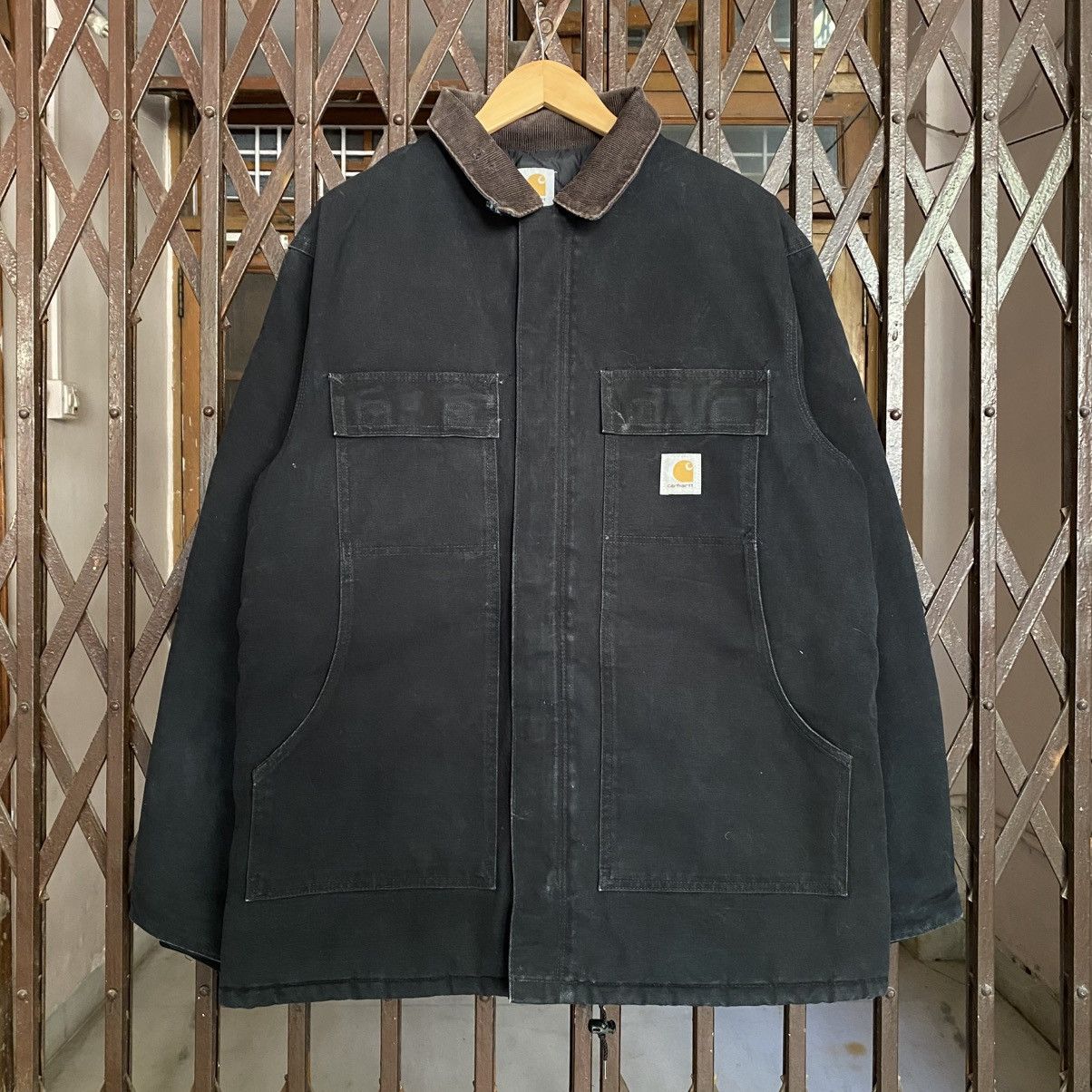 Carhartt Vintage Carhartt Black Workwear Jacket Size US L / EU 52-54 / 3 - 1 Thumbnail