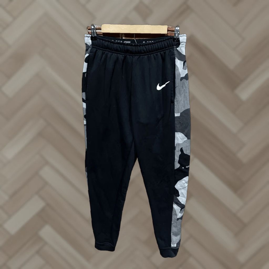 Nike Nike Sweatpants Mens S Black Camouflage Dri-Fit Athletic Size US 29 - 1 Thumbnail