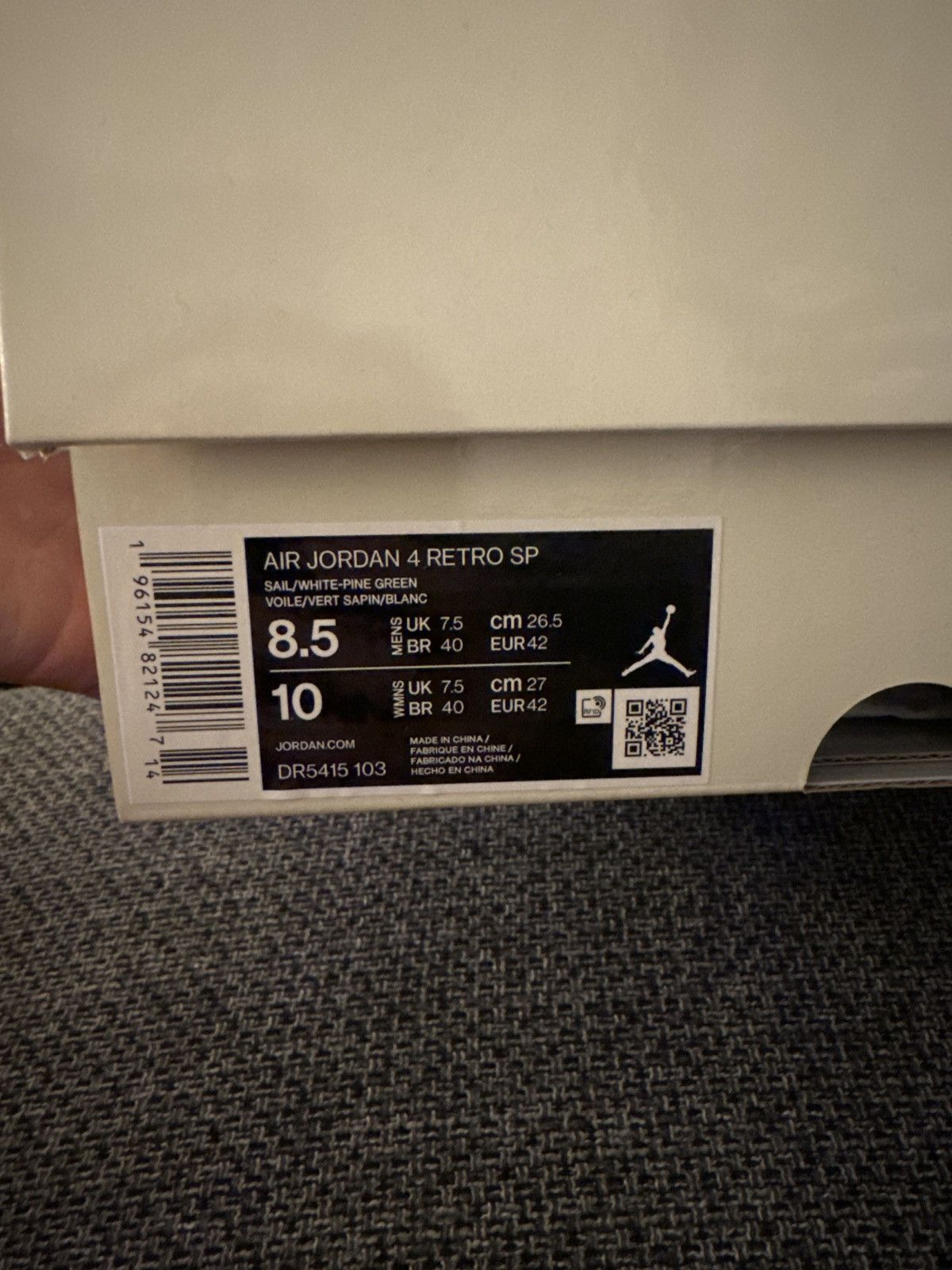 Jordan Brand Jordan 4 SB Retro Pine Green Size US 8.5 / EU 41-42 - 7 Thumbnail