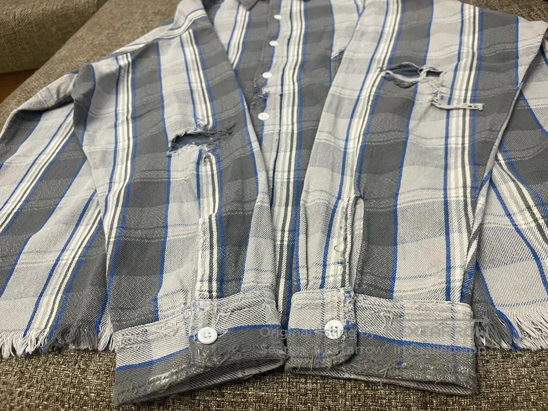 Saint Michael SAINT MICHAEL x SHERMER Plaid Shirt. Size US XL / EU 56 / 4 - 6 Thumbnail