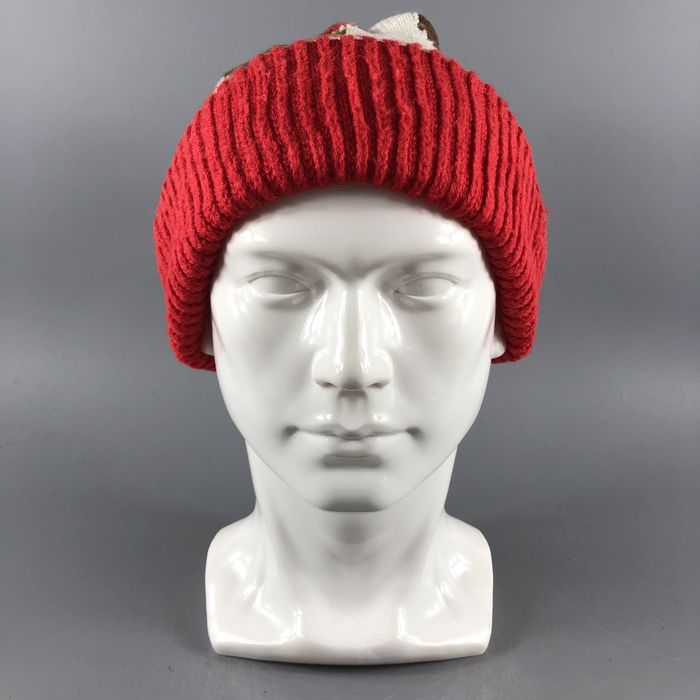 Vintage Pinocchio Hat Crochet Beanie Knit Snow Hat Snow Cap B535 