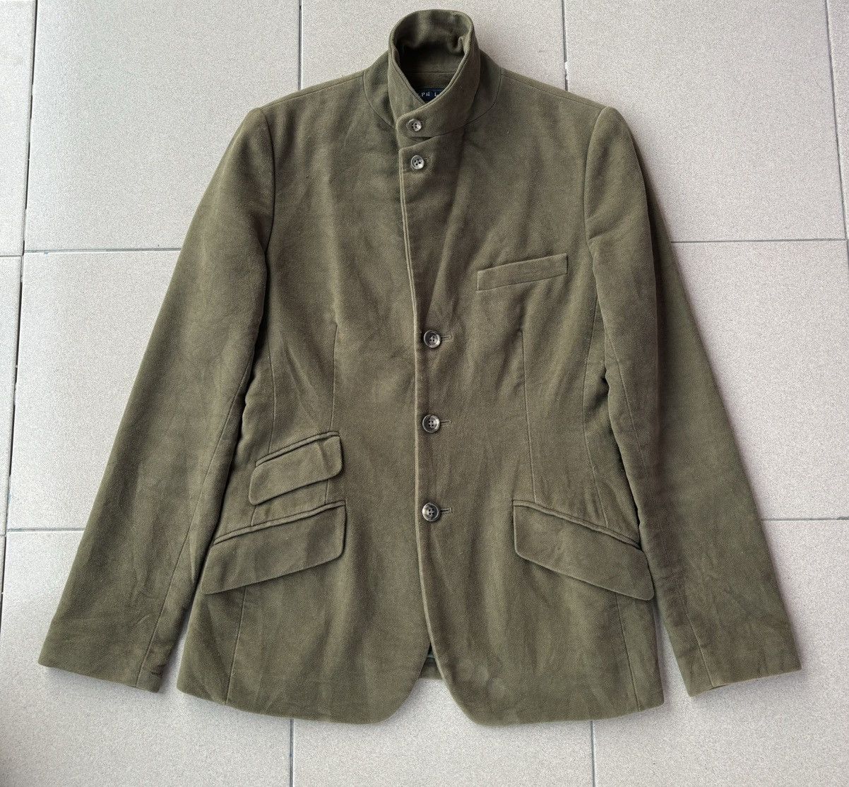 Polo Ralph Lauren RALPH LAUREN GREEN BLAZER COAT Size S / US 4 / IT 40 - 8 Thumbnail
