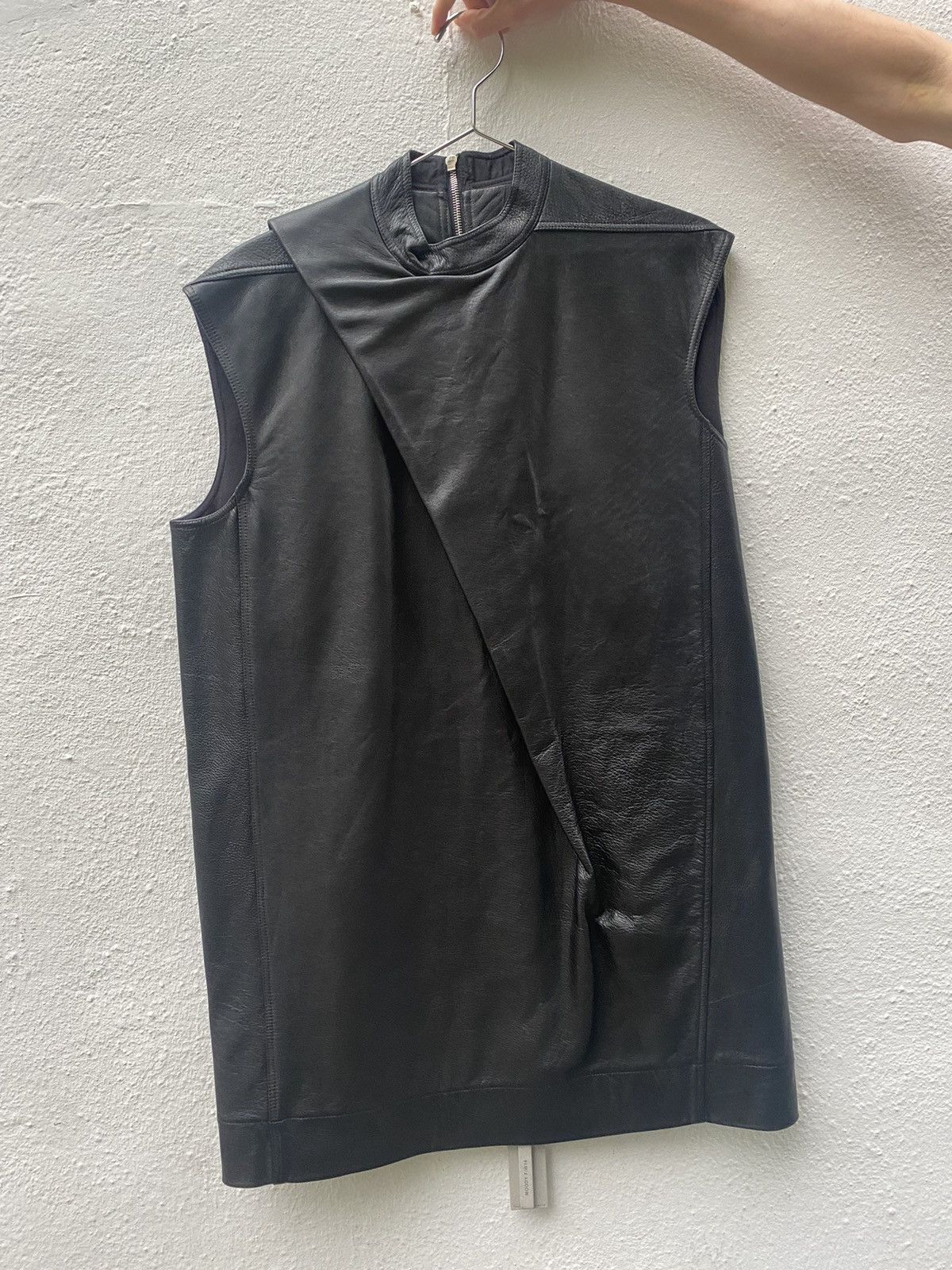 Rick Owens Rick Owens MOODY FW14 Leather Vest Top Size US S / EU 44-46 / 1 - 2 Thumbnail