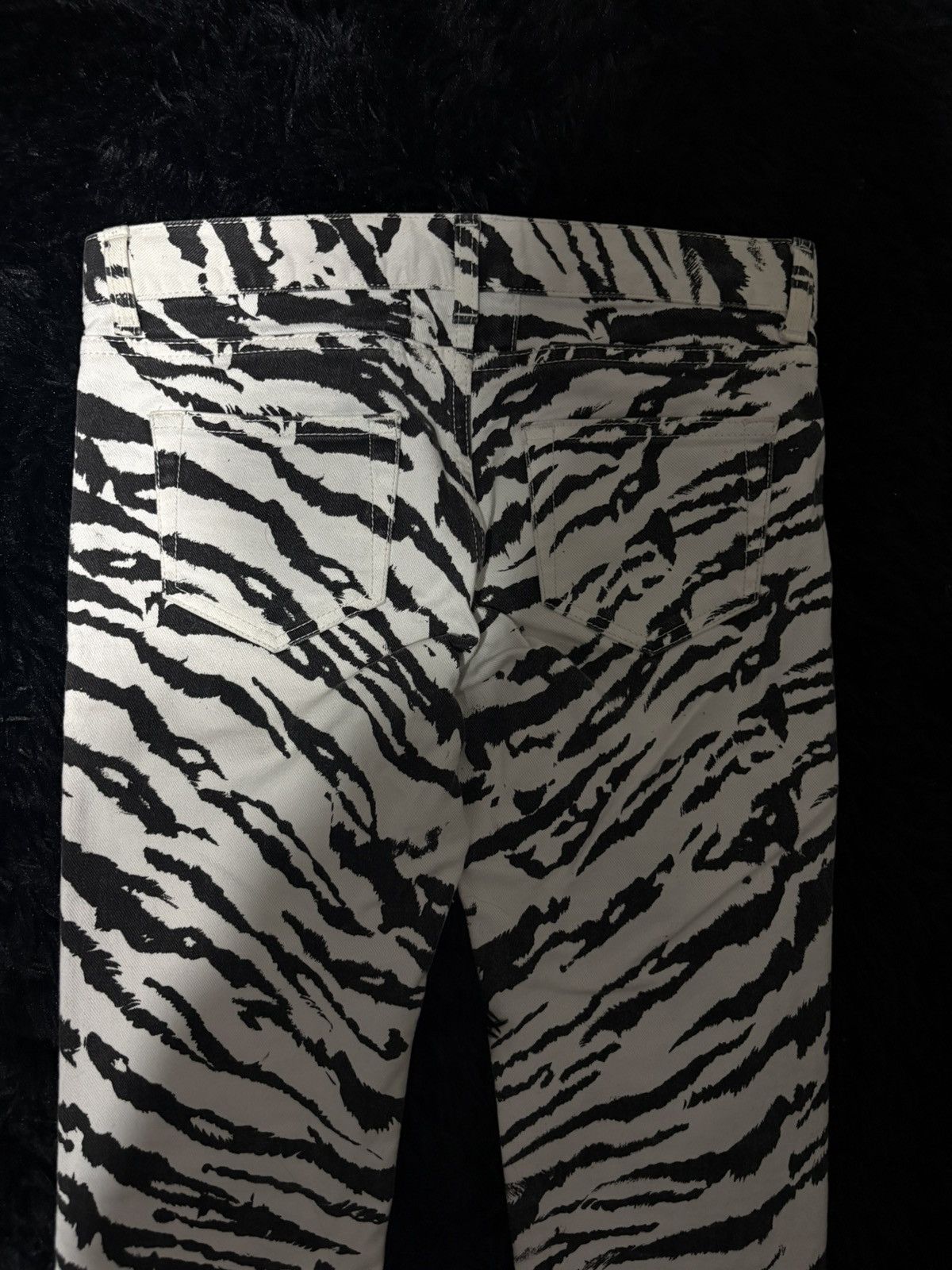 Saint Laurent Paris Saint laurent HEDI slimane SS13 zebra long inseam skinnyjean Size US 26 / EU 42 - 6 Thumbnail