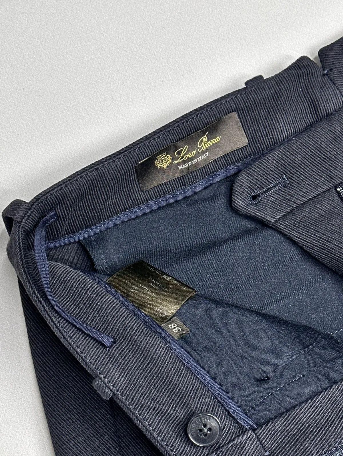 Raf Simons Vintage Loro Piana Casual Pants Denim Y2K luxury Italian Size 30" / US 8 / IT 44 - 10 Thumbnail