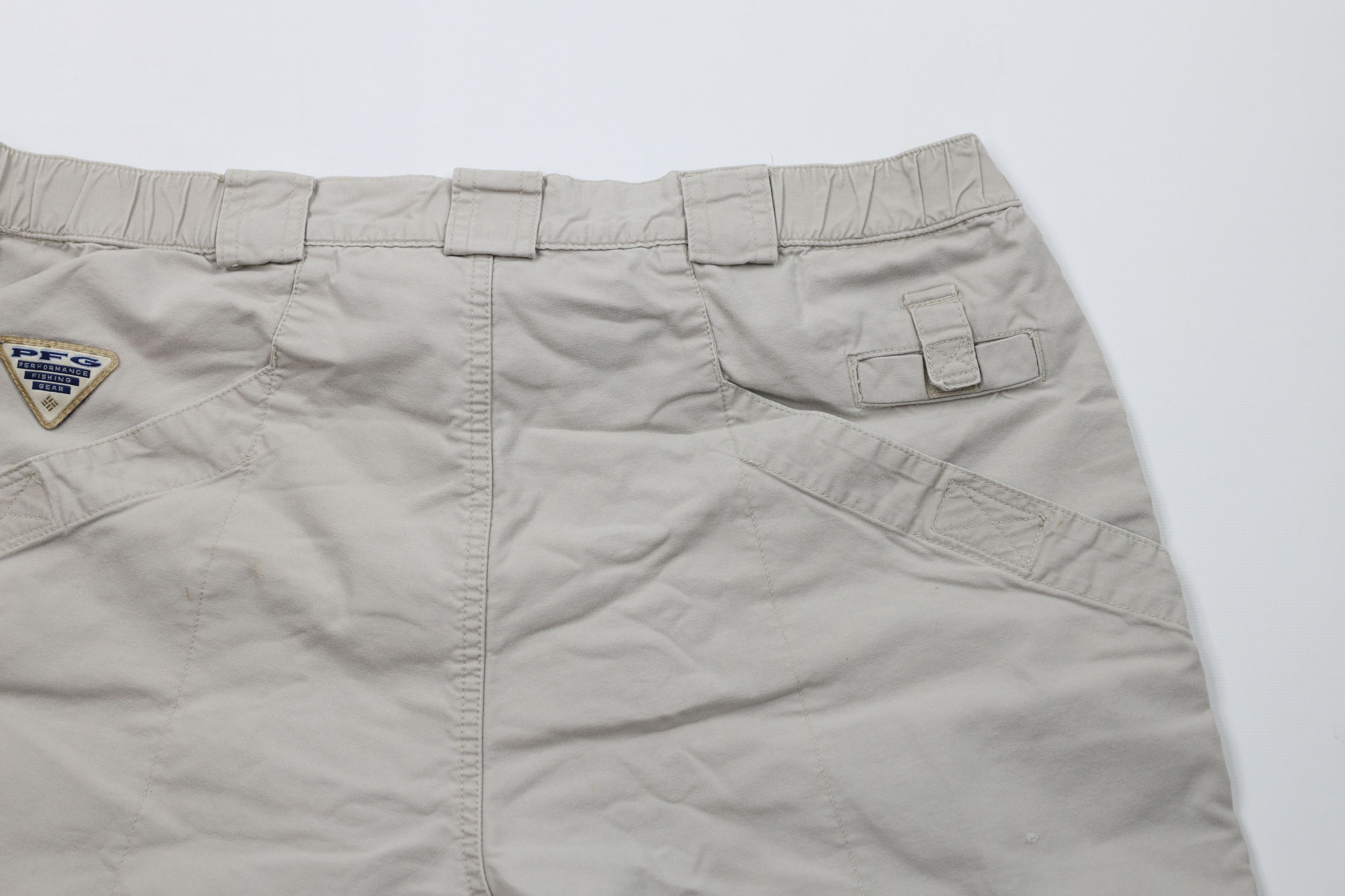 Columbia Vintage Columbia PFG Mesh Canvas Cargo Shorts Beige Cotton Size US 34 / EU 50 - 10 Thumbnail