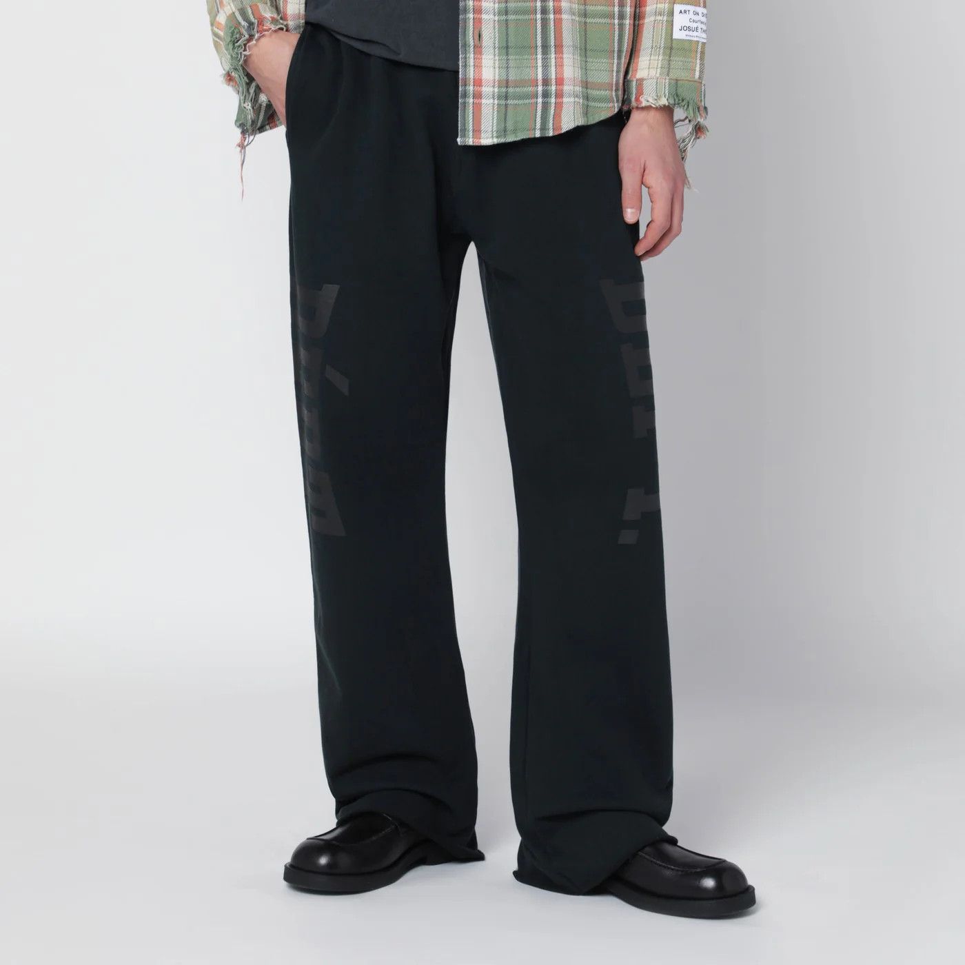 Gallery Dept. o1d2blof0426 Wide-leg Jogging Pants in Black Size US 32 / EU 48 - 1 Thumbnail