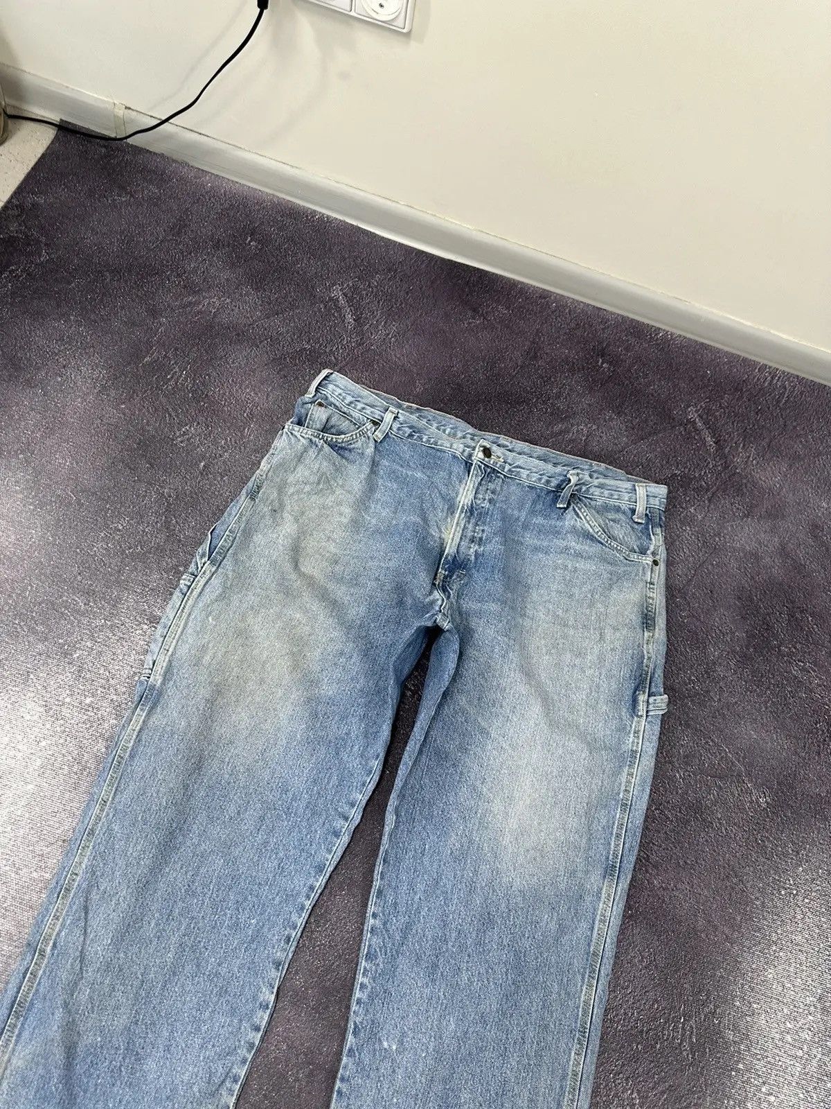 Dickies × Vintage Vintage Dickies Y2K American Light Blue Denim Hype Jeans Size US 42 / EU 58 - 7 Thumbnail