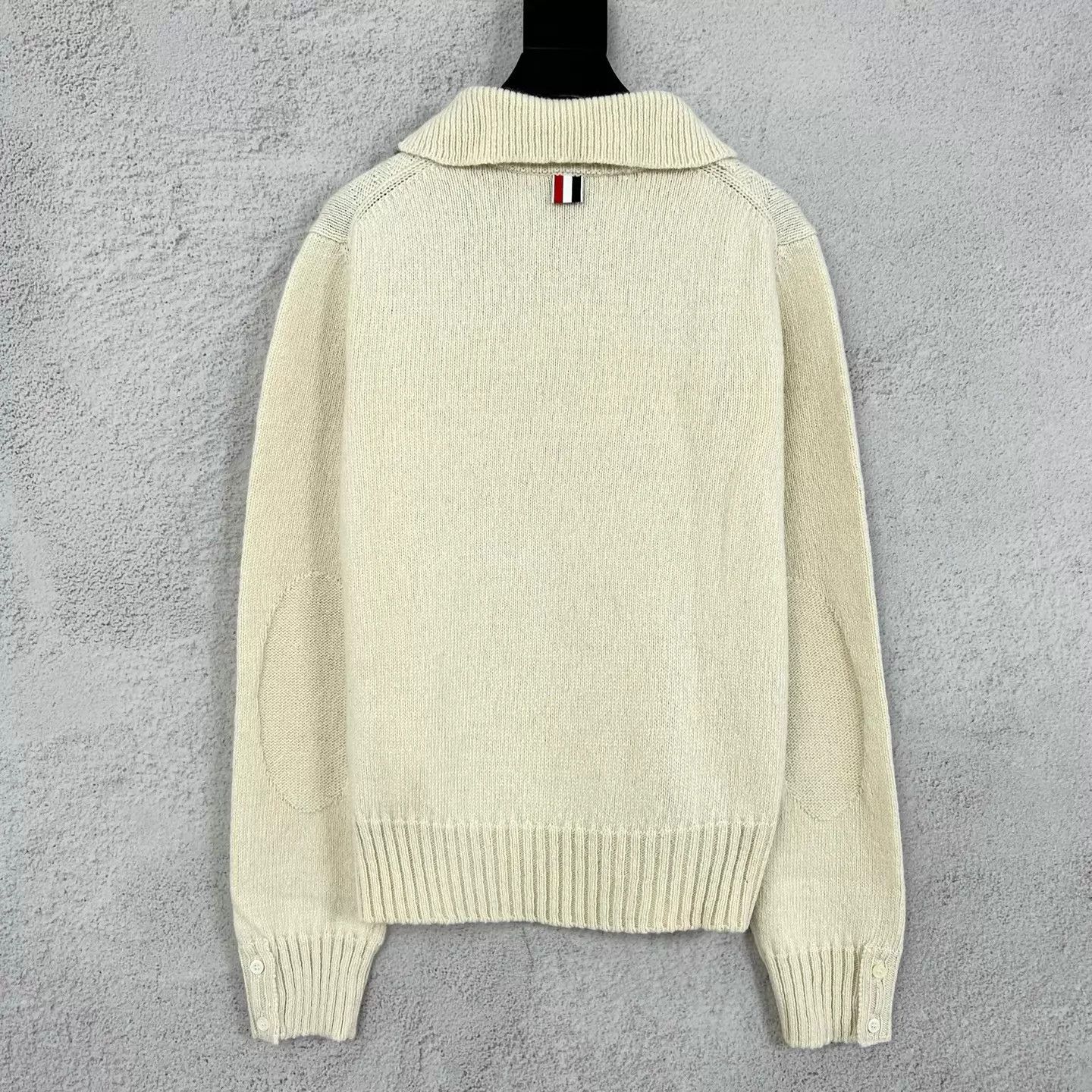 Thom Browne TB Ivory Polo Knit Sweater size 2 Size XS / US 0-2 / IT 36-38 - 2 Thumbnail