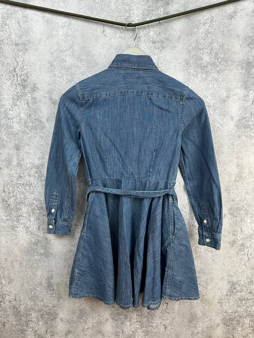 Ralph Lauren Ralph Lauren Kids Girls Denim Shirt Dress with Belt Blue Size XXS / US 00 / IT 34 - 2 Thumbnail