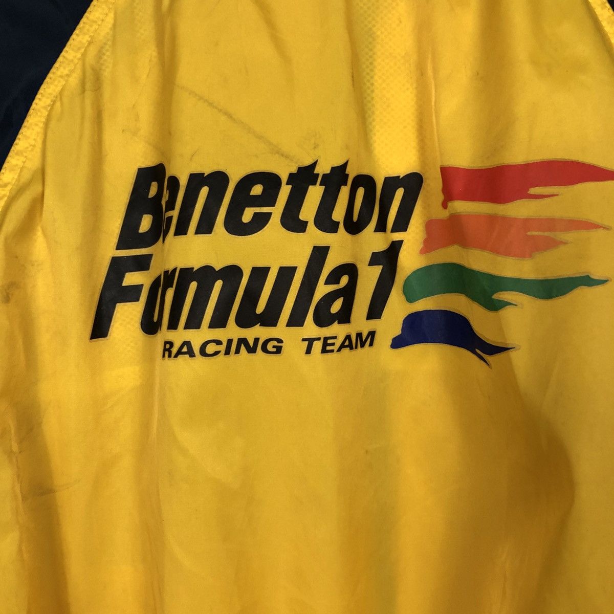 Benetton 📌Vintage Bomber Jacket Benetton Formula 1 Racing Team Logo Size US M / EU 48-50 / 2 - 13 Thumbnail
