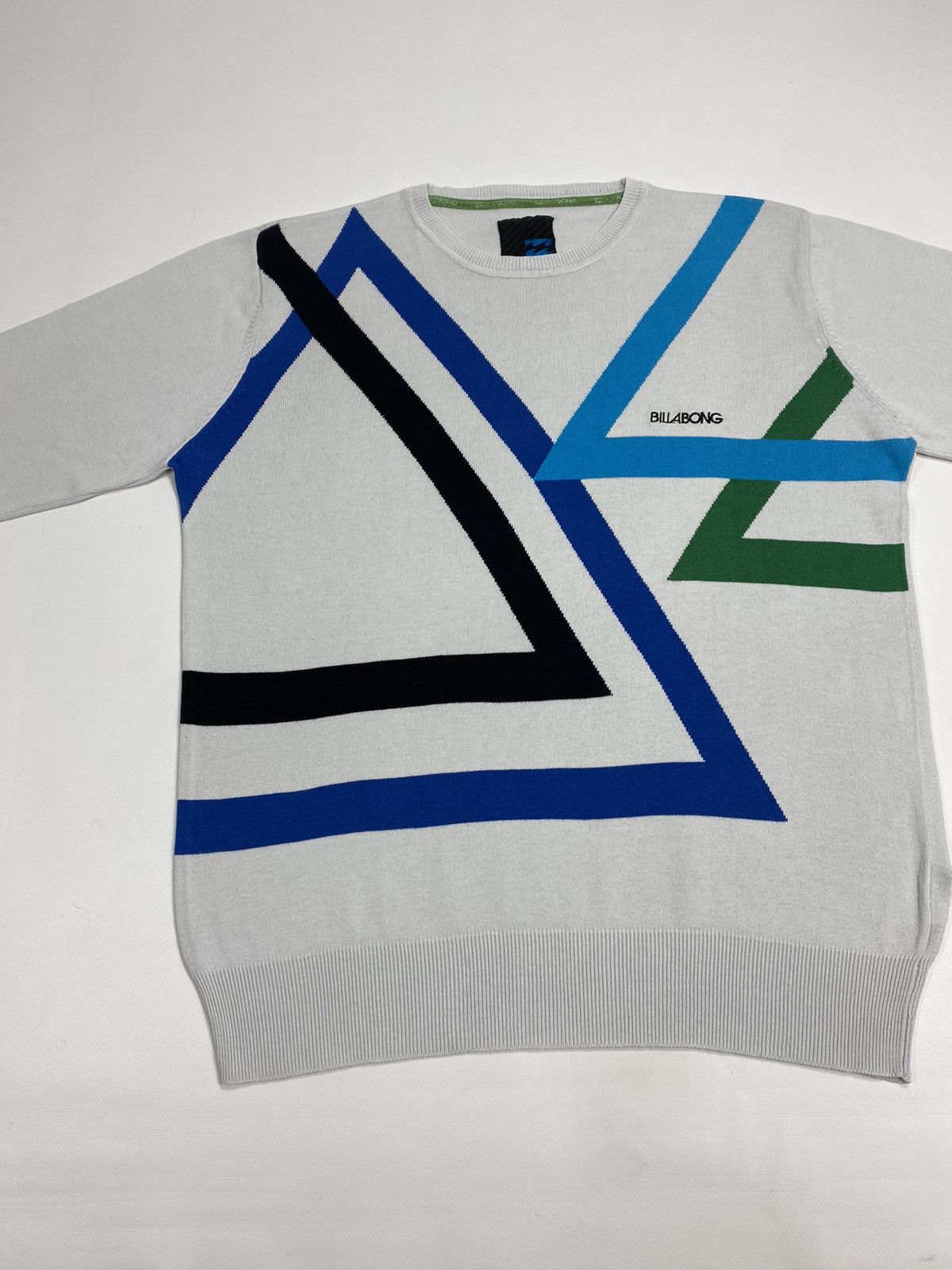 Billabong 🔥LASTDROP🔥 Y2K Billabong Triangles Thin Cotton Sweatshirt Size US M / EU 48-50 / 2 - 6 Thumbnail