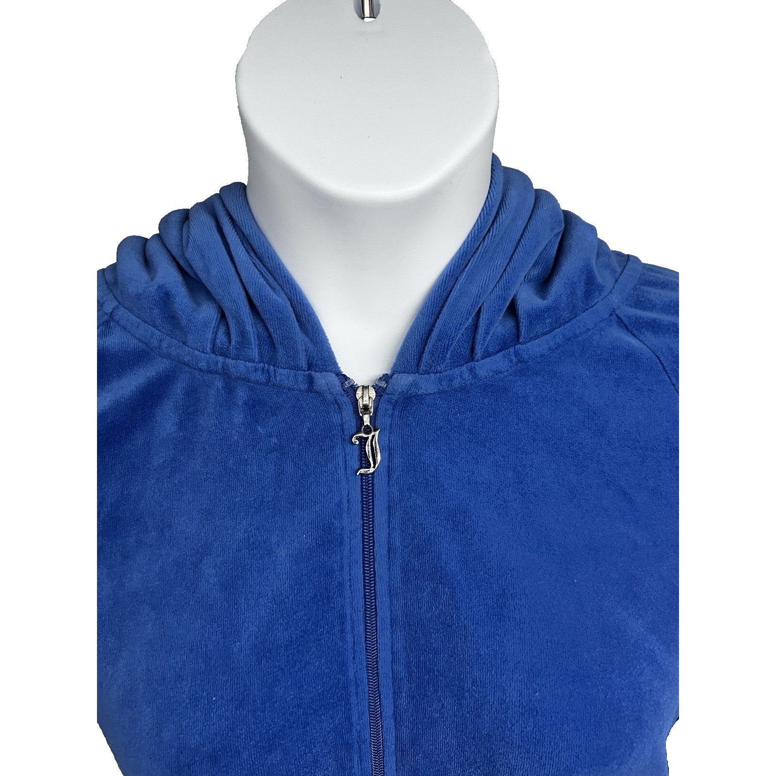 Juicy Couture Vintage Y2K Juicy Couture Blue Velour Relaxed Tracksuit XL Size XL / US 12-14 / IT 48-50 - 6 Thumbnail