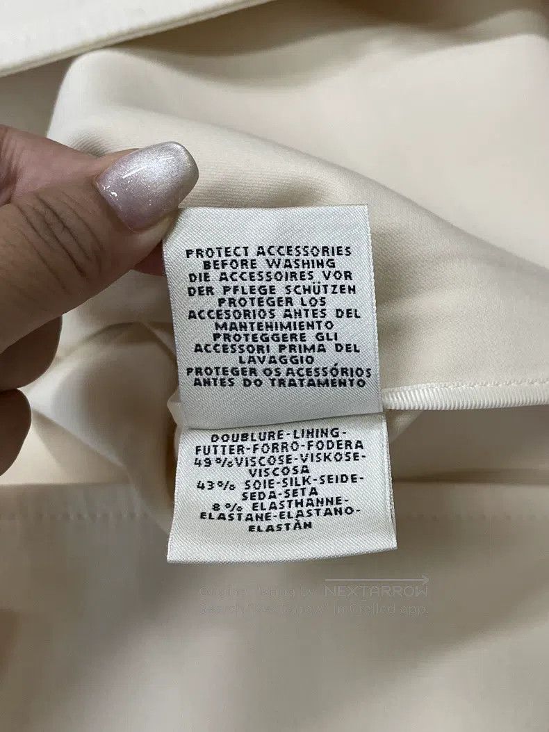 Hermes Hermes White Pig Nose Chain Zipper Jacket Size XS / US 0-2 / IT 36-38 - 7 Thumbnail