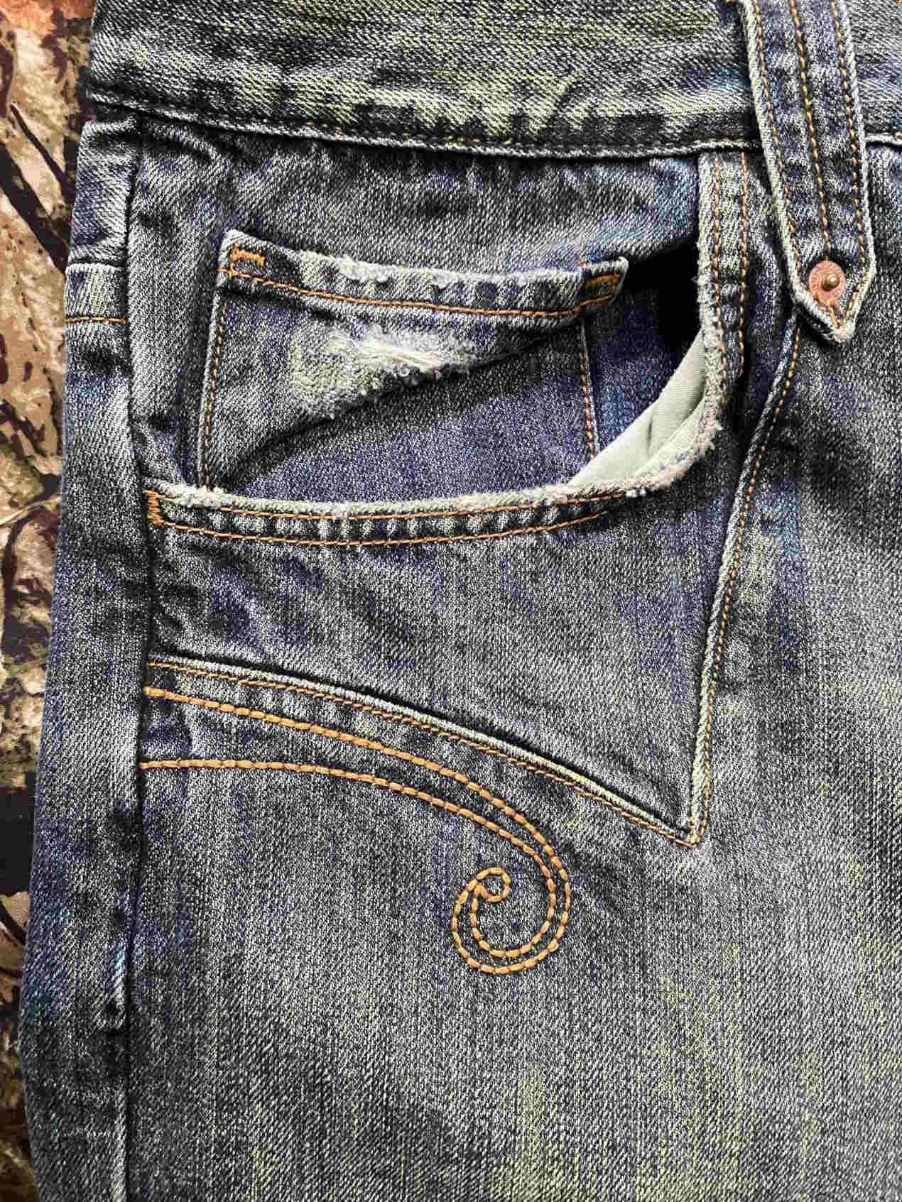Affliction AZZURE DENIM BAGGY AF JEANS Size US 40 / EU 56 - 6 Thumbnail