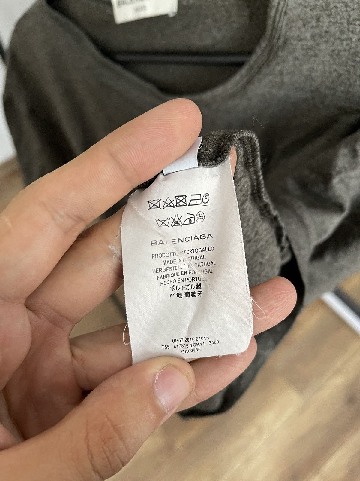 Balenciaga Balenciaga Paris Women’s T-Shirt Tee Wool/Silk Size XL / US 12-14 / IT 48-50 - 7 Thumbnail