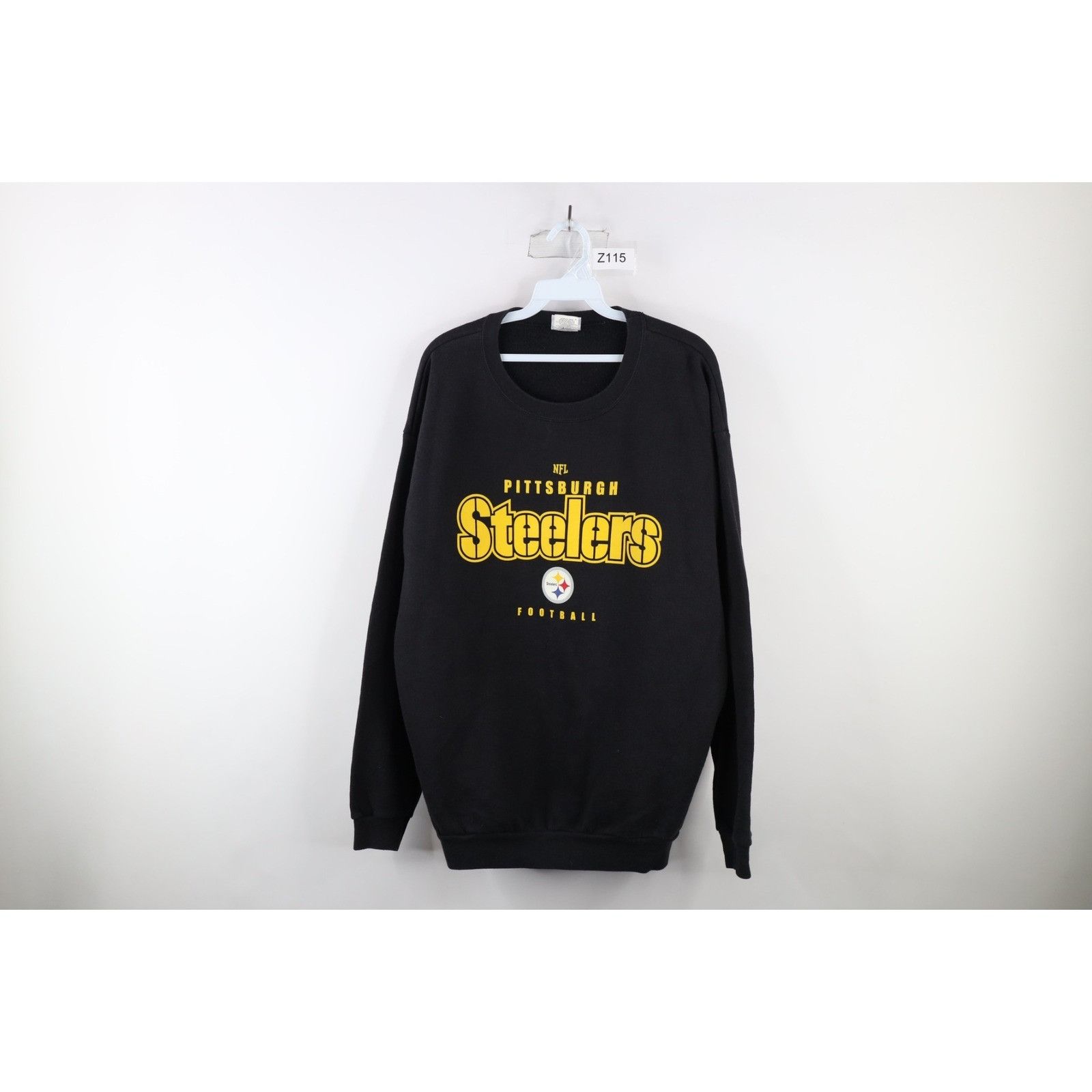 Vintage Vintage Y2K Faded Spell Out Pittsburgh Steelers Sweatshirt Size US L / EU 52-54 / 3 - 1 Thumbnail
