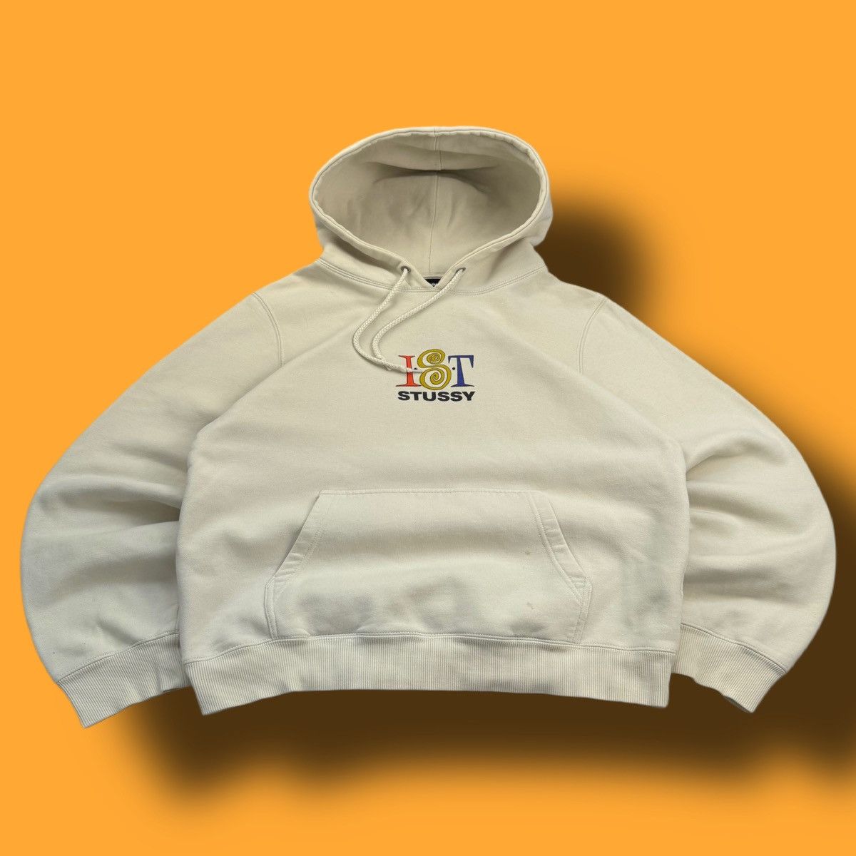 Stussy × Vintage STUSSY CENTER LOGO VINTAGE OVERSIZE HOODIE Size US M / EU 48-50 / 2 - 1 Thumbnail