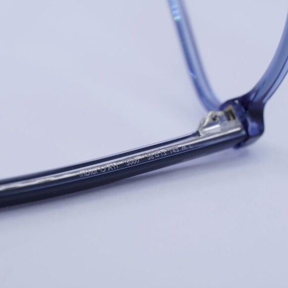 Dior 🕶️ New Dior INDIOR O A1I 3000 Eyeglasses - Transparent Blue Size ONE SIZE - 7 Thumbnail