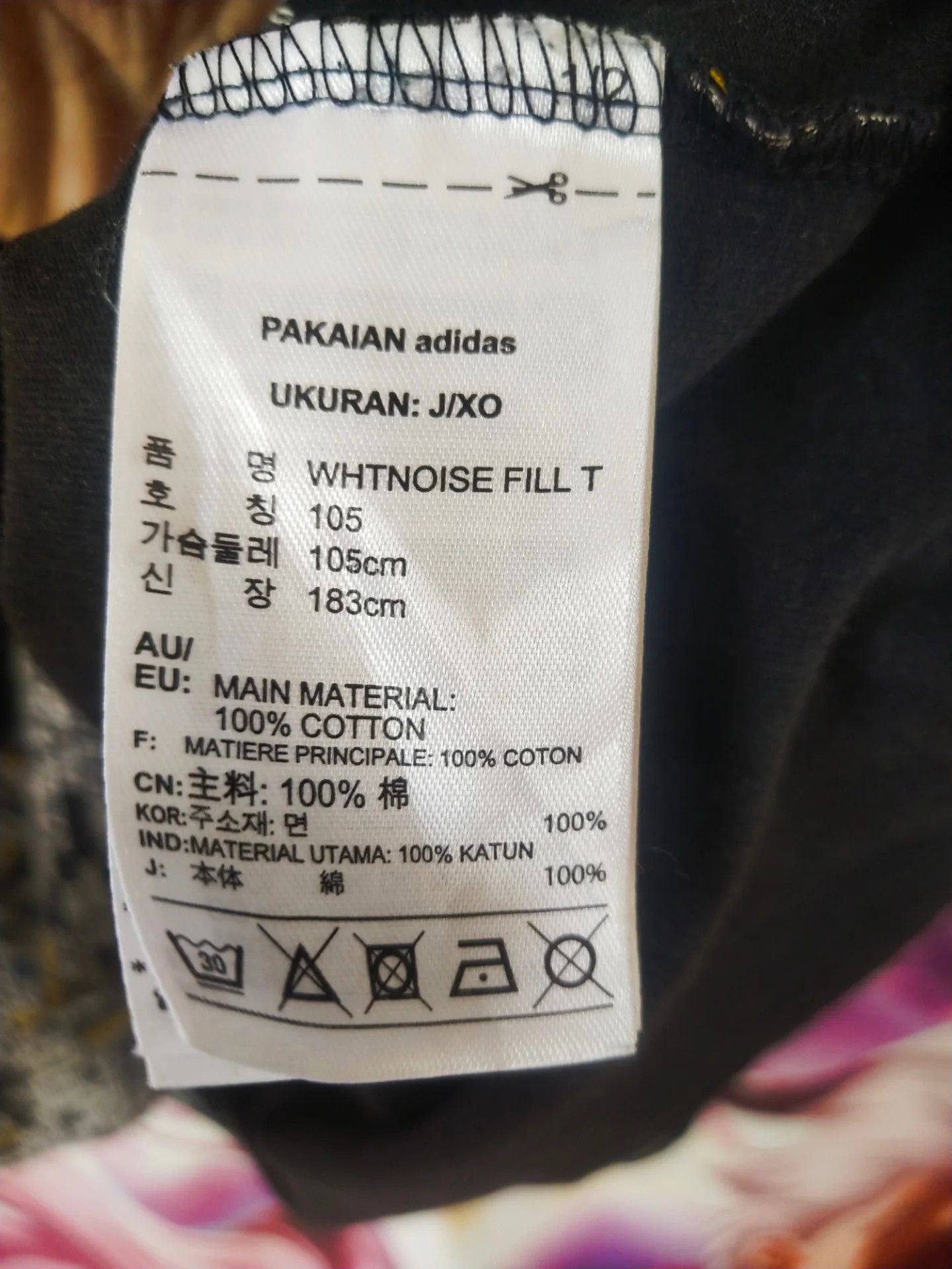 Adidas Adidas Trefoil Whitenoise Fill AOP Tees Size US M / EU 48-50 / 2 - 6 Thumbnail