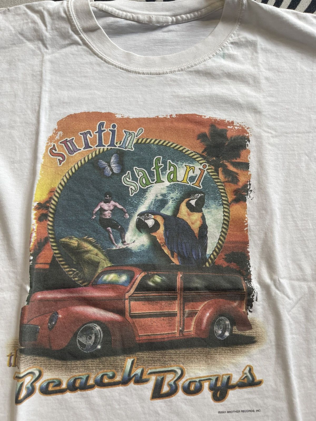 Band Tees Vintage 2001 The Beach Boys Surfin’ Safari Tour T-Shir Size US XL / EU 56 / 4 - 3 Thumbnail