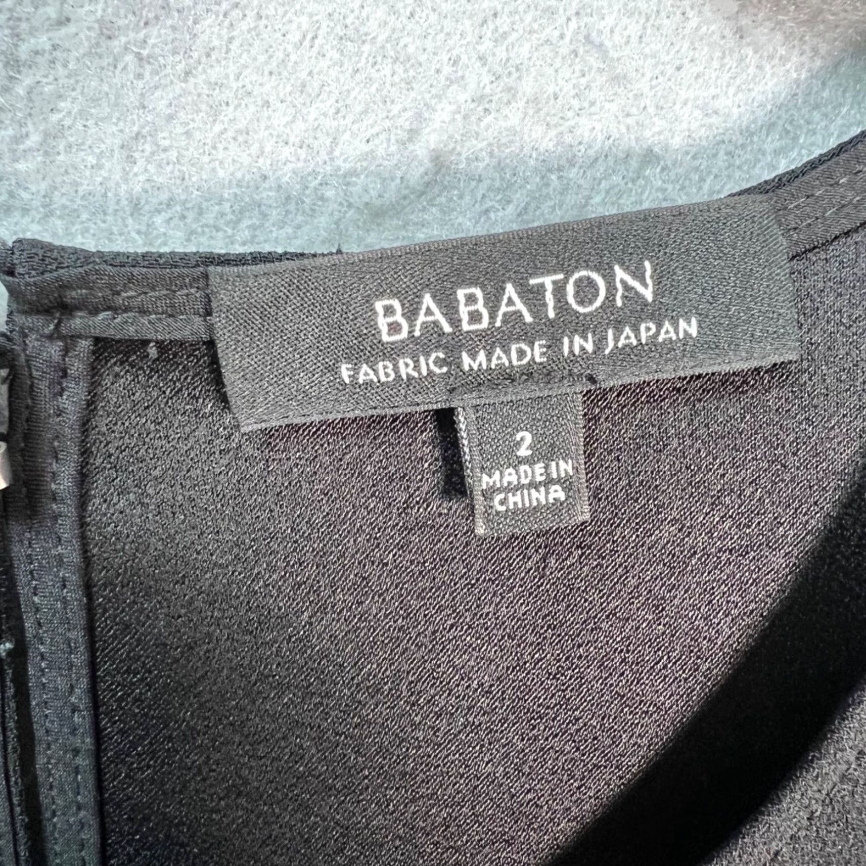 Vintage Babaton Womens Jumpsuit Sleeveless Black Size 2 Fitted Size 26" / US 2 / IT 38 - 3 Thumbnail