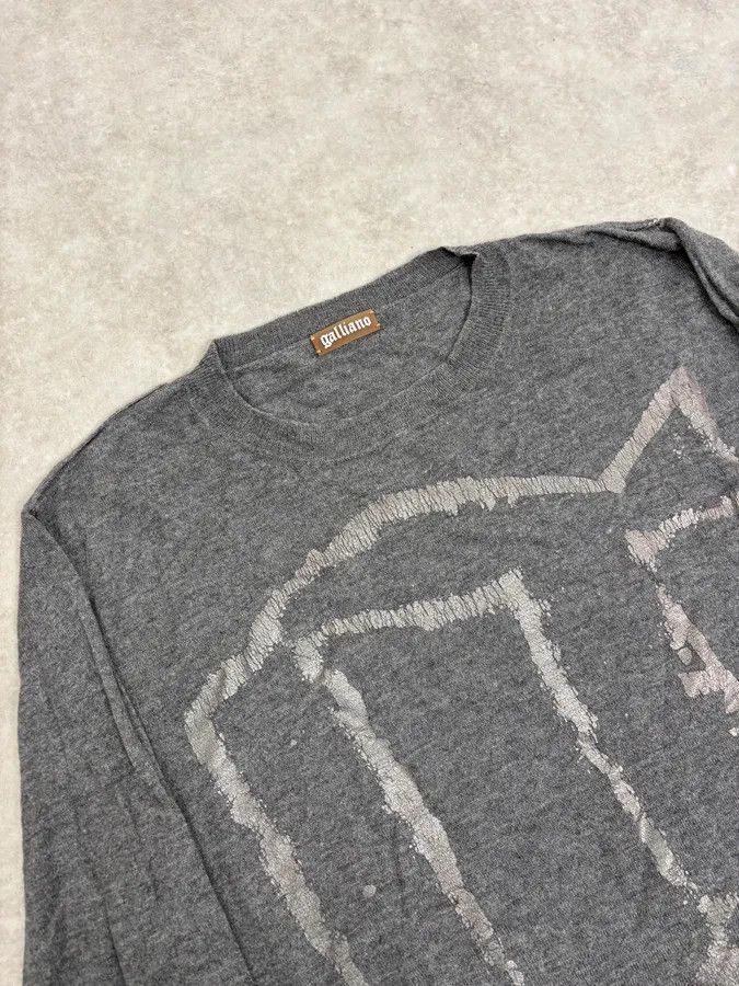 John Galliano John Galliano G Propaganda Grey Sweater Size US M / EU 48-50 / 2 - 5 Thumbnail