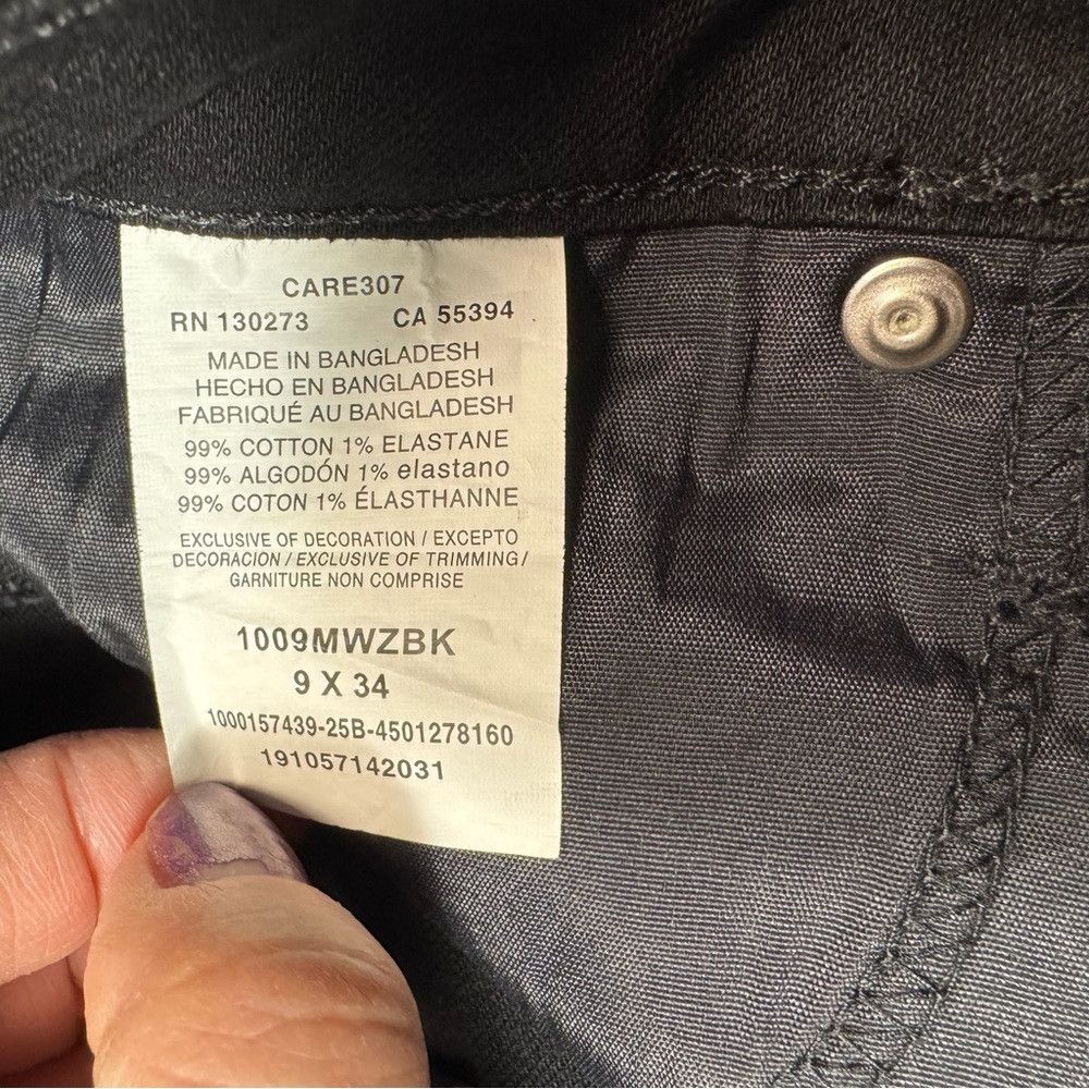 Wrangler NWT New Wrangler Mid Rise Bootcut Black Jeans Size 30 x 34 Size 30" / US 8 / IT 44 - 6 Thumbnail