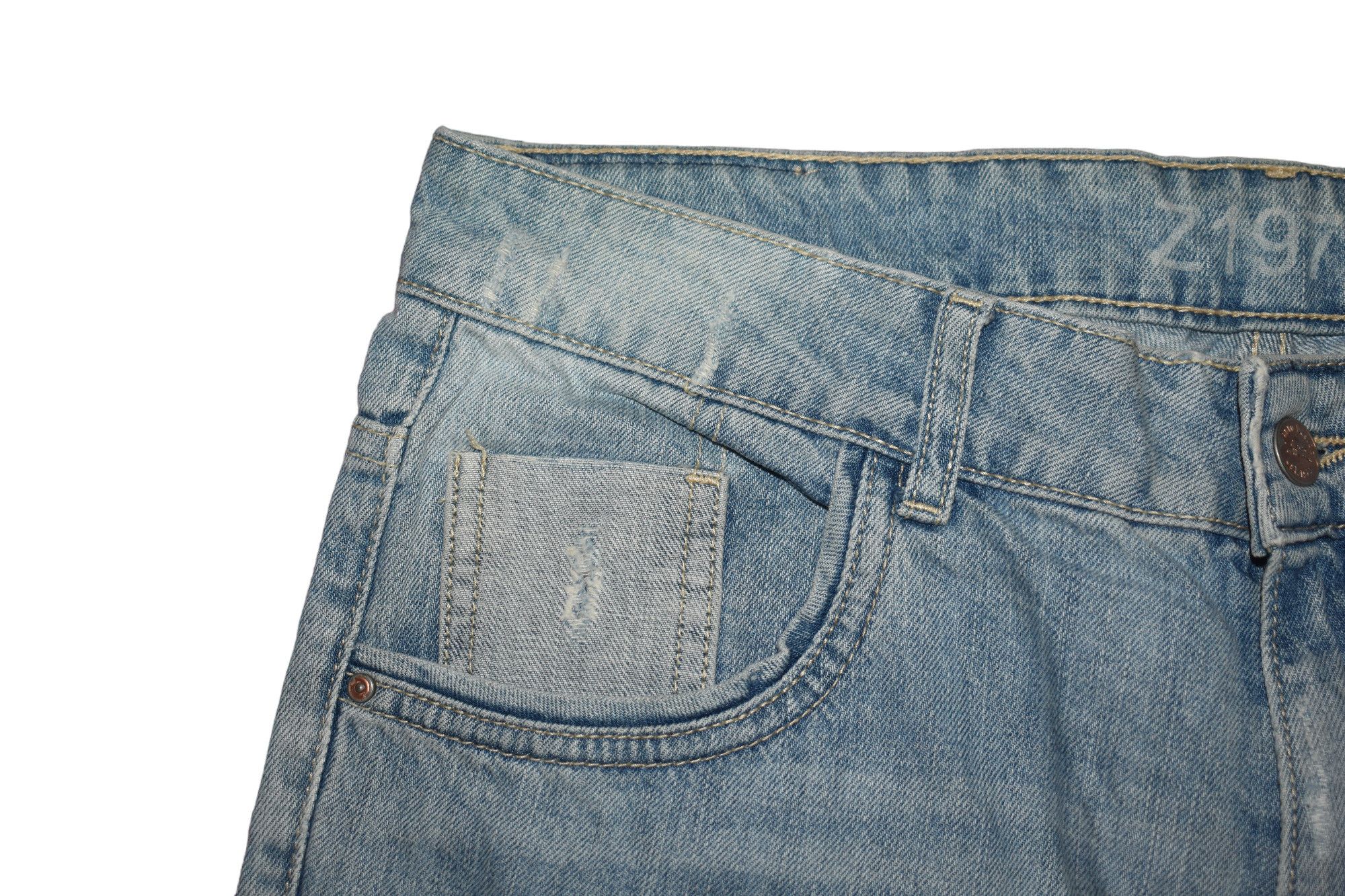 Zara *OG* Zara Premium Distressed Skinny Jeans - Size 32 Size US 32 / EU 48 - 5 Thumbnail
