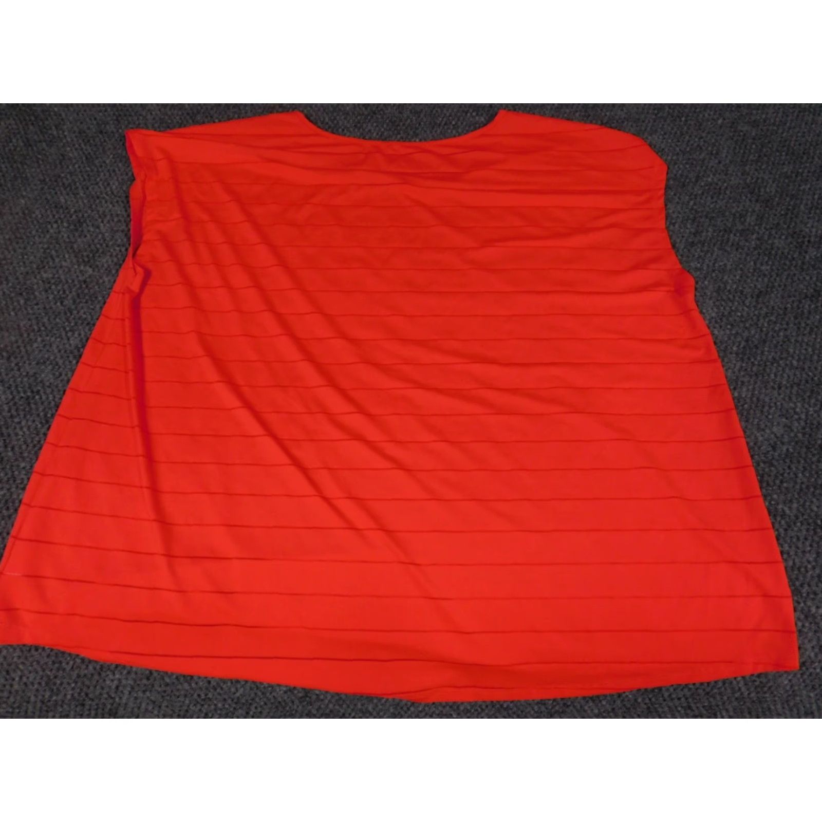 Vintage Zelos Womens Tank 2X Plus Orange Active Stretch Sleeveless Round Neck Pullover Yoga Athletic Plus Size Women Top Size XXL / US 16-18 / IT 52-54 - 7 Thumbnail